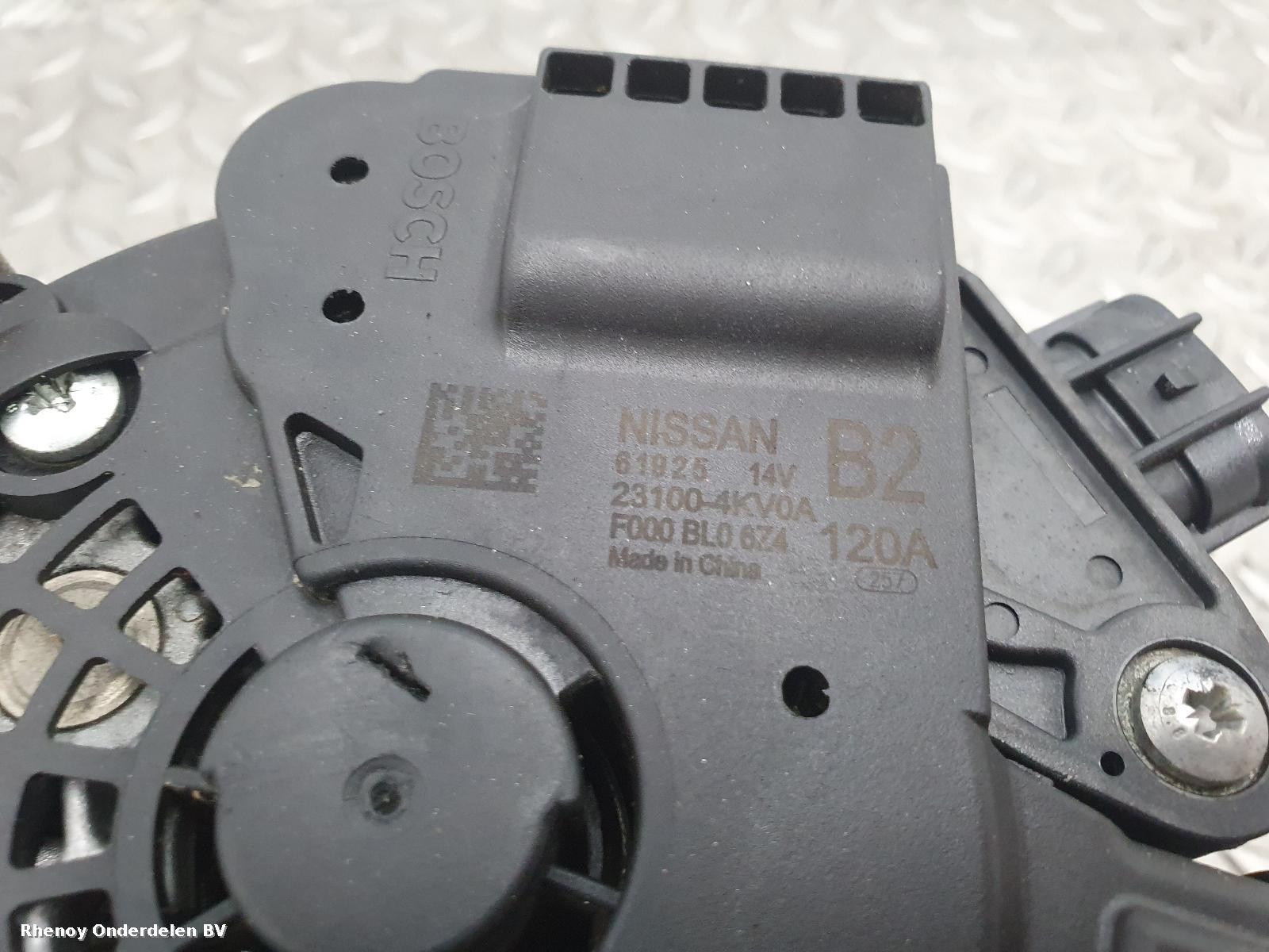 2013 NISSAN NAVARA Alternator View Auto part Alternator NISSAN NAVARA 2013