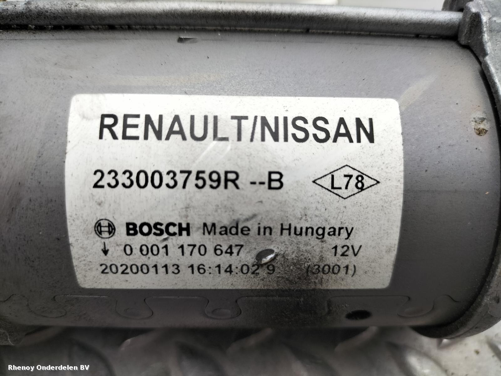View Auto part STARTMOTOR MERCEDES CITAN 2020
