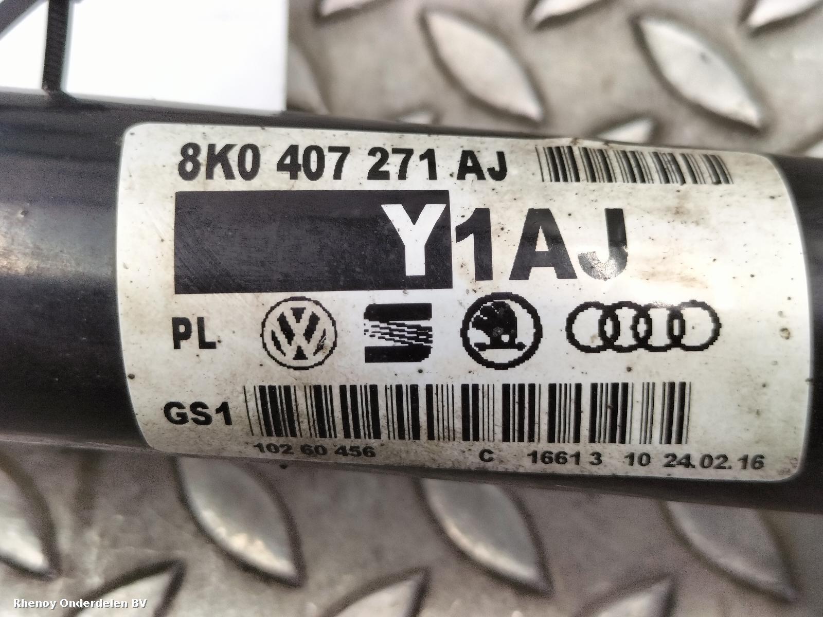 2016 AUDI A5 AANDRIJFAS R View Auto part AANDRIJFAS R AUDI A5 2016