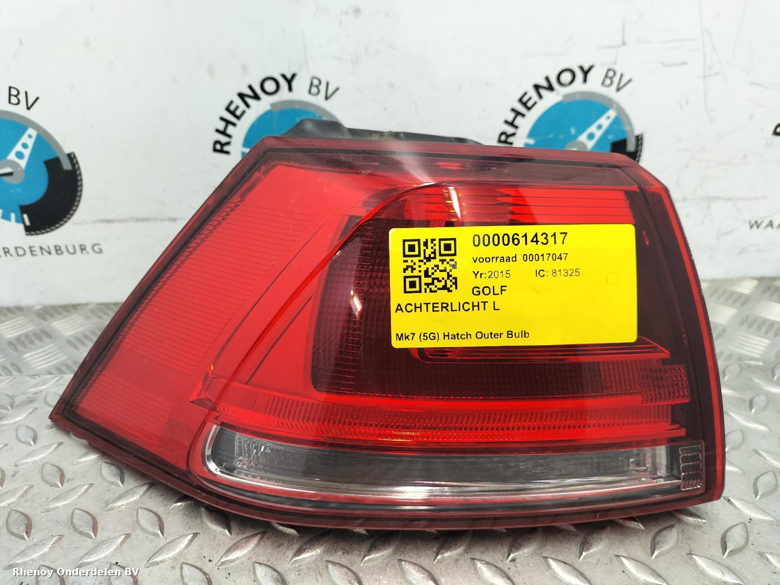 Bekijk Auto-onderdeel ACHTERLICHT L VOLKSWAGEN GOLF 2015