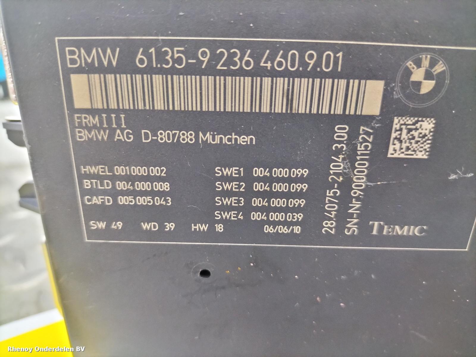 2010 BMW 5 SERIES COMPUTER ECU View Auto part COMPUTER ECU BMW 5 SERIES 2010