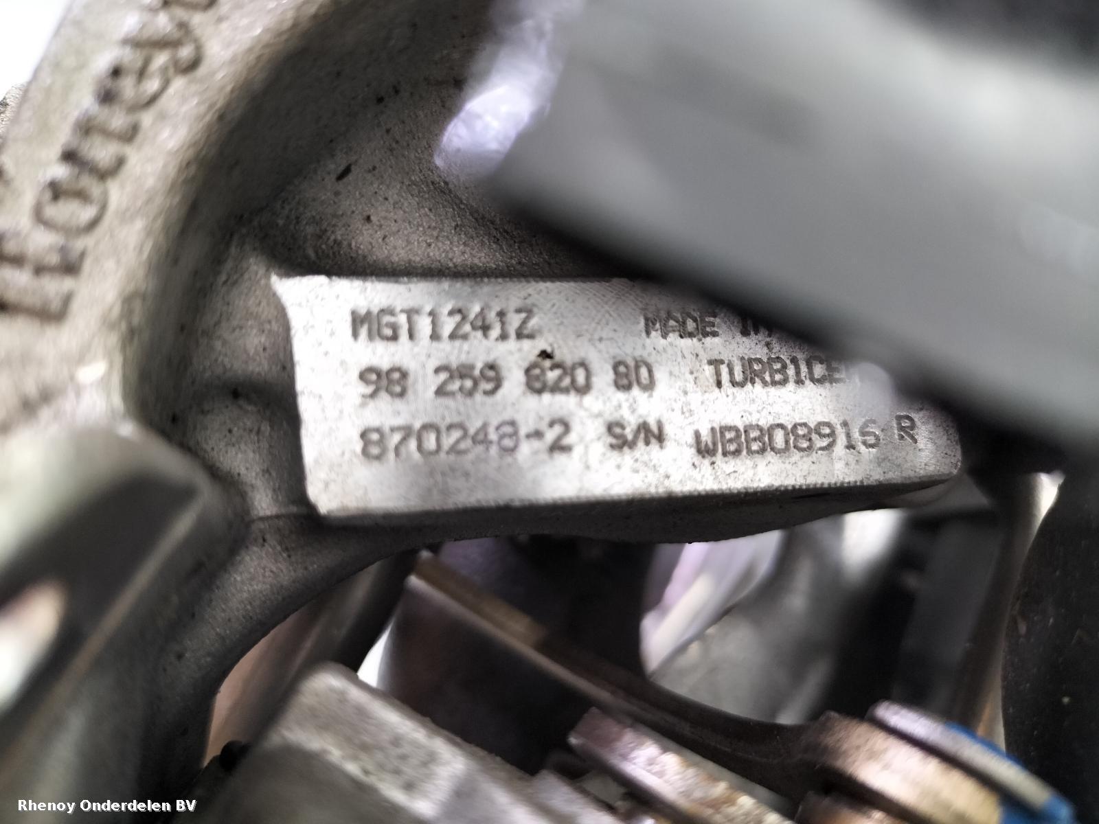 View Auto part TURBO PEUGEOT 308 2016