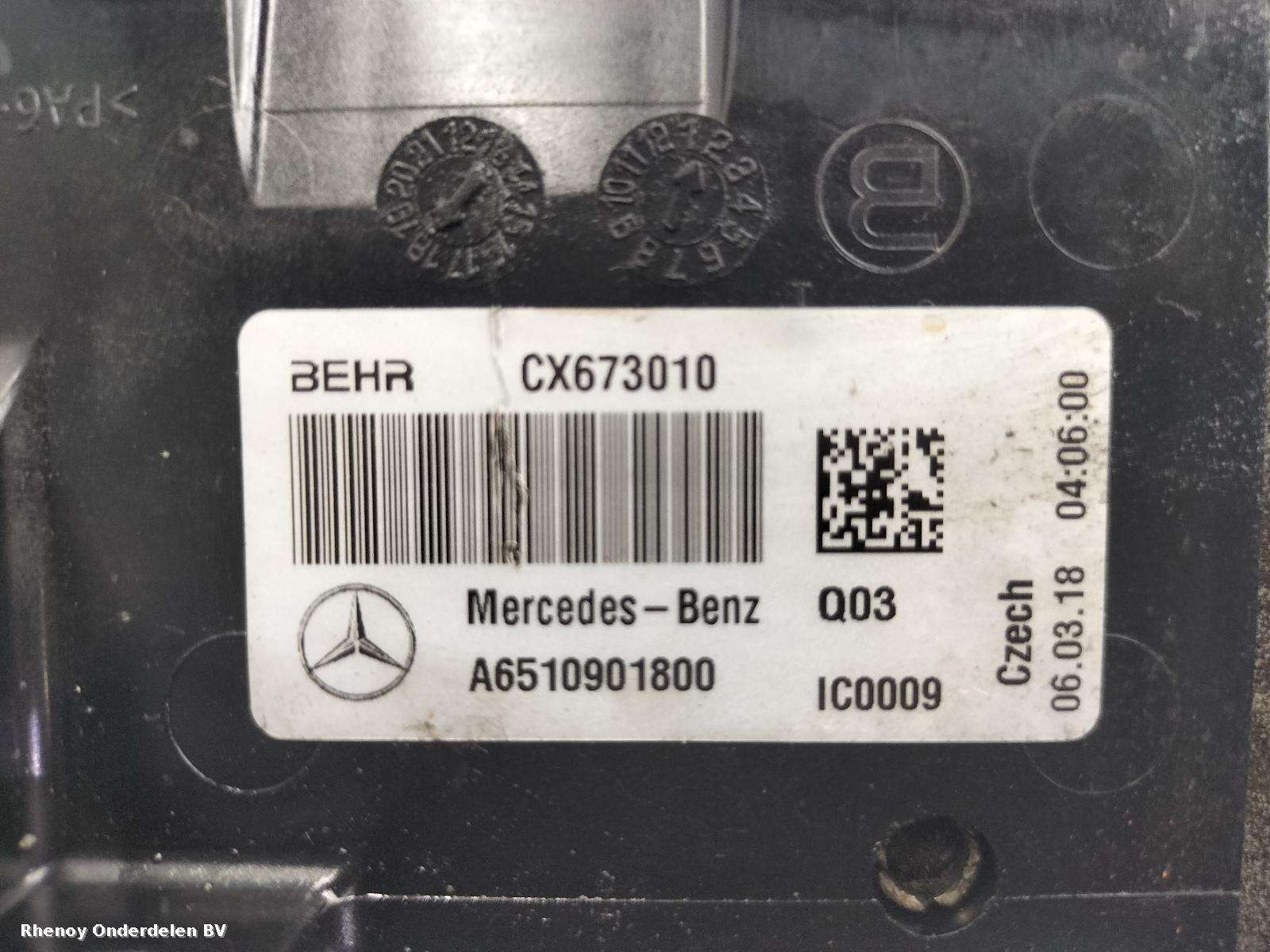2018 MERCEDES GLC INTERKOELER View Auto part INTERKOELER MERCEDES GLC 2018