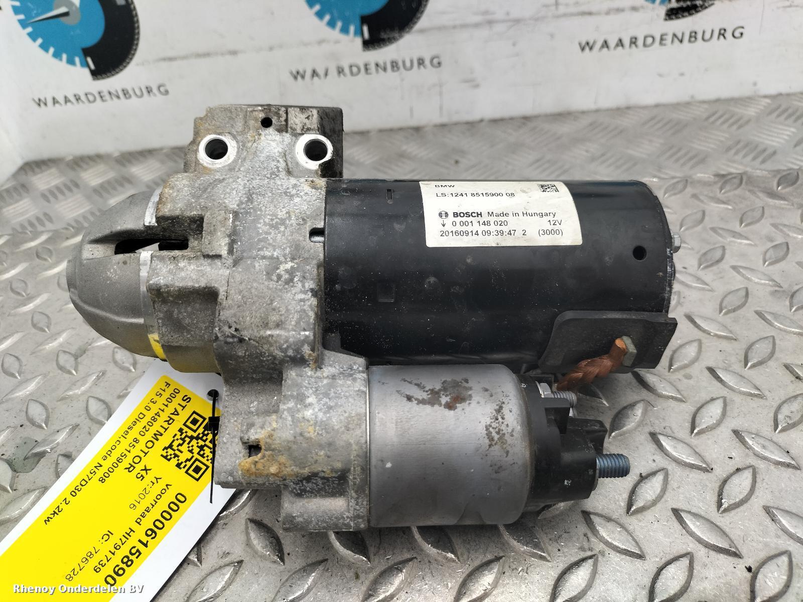 Bekijk Auto-onderdeel STARTMOTOR BMW X5 2016