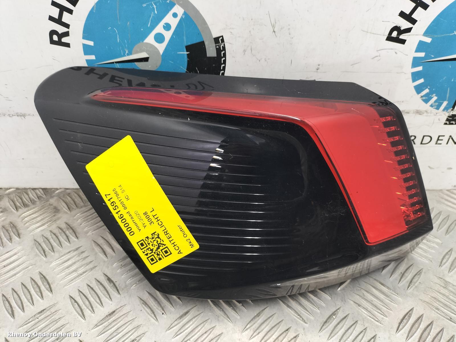 Bekijk Auto-onderdeel ACHTERLICHT L PEUGEOT 3008 2020