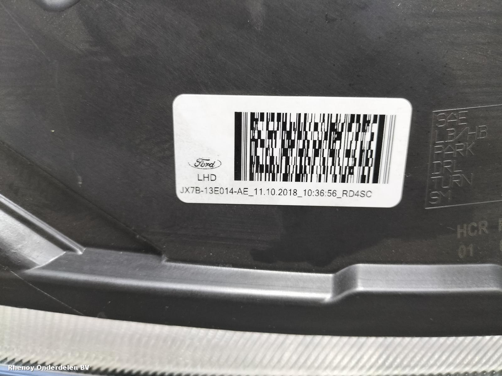 2019 FORD FOCUS KOPLAMP R View Auto part KOPLAMP R FORD FOCUS 2019
