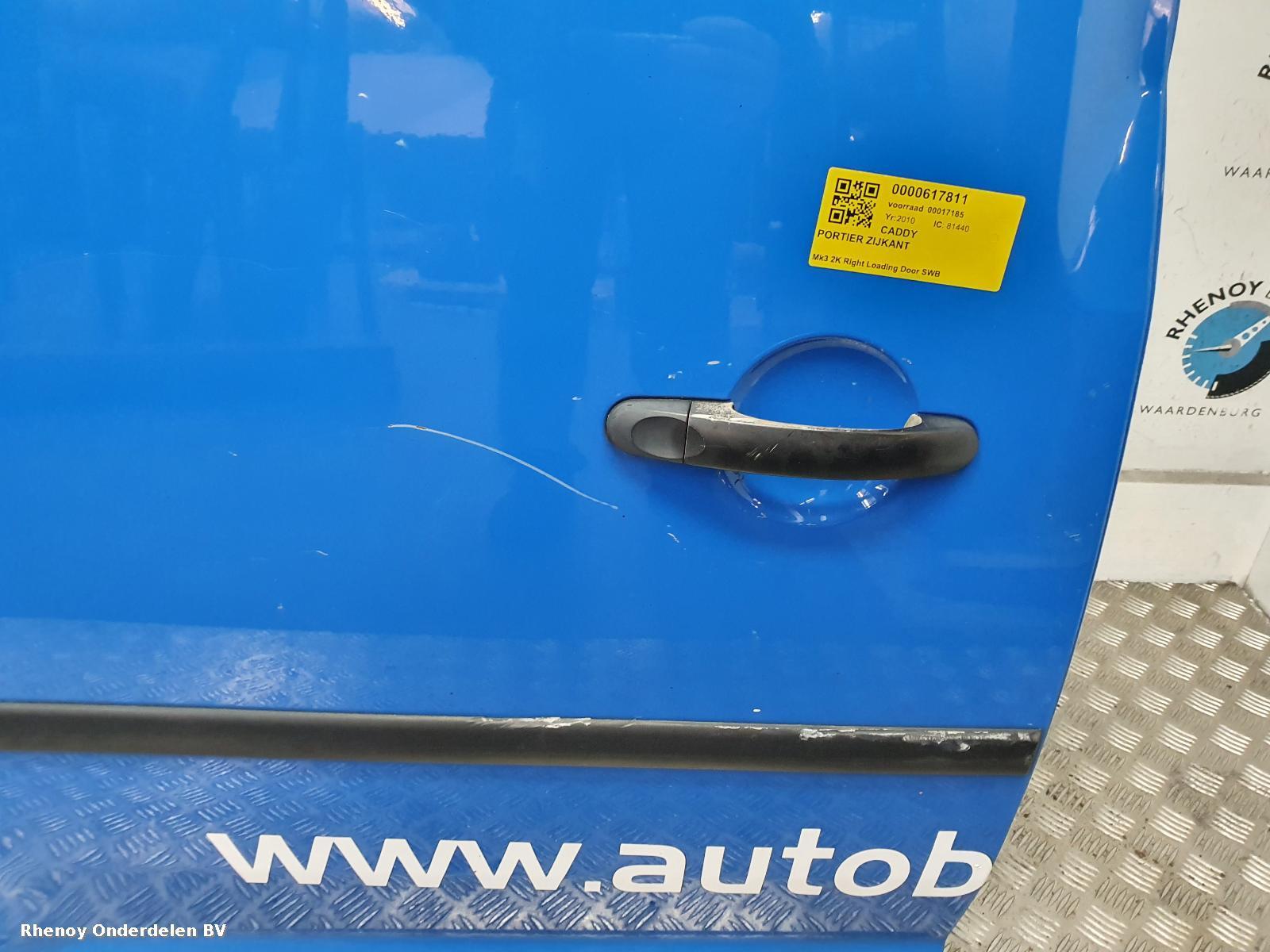 2010 VOLKSWAGEN CADDY PORTIER ZIJKANT View Auto part PORTIER ZIJKANT VOLKSWAGEN CADDY 2010
