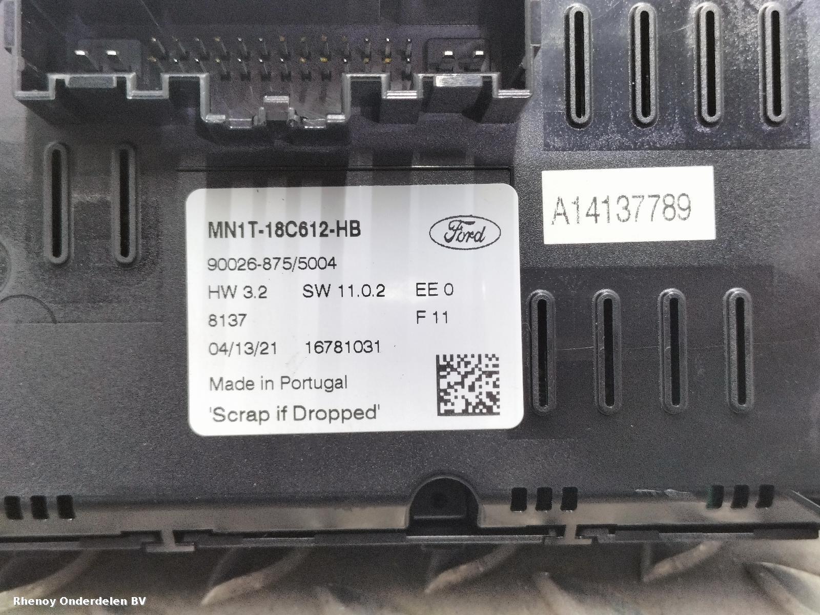 View Auto part KACHEL BEDIENINGSPANEEL FORD PUMA 2021