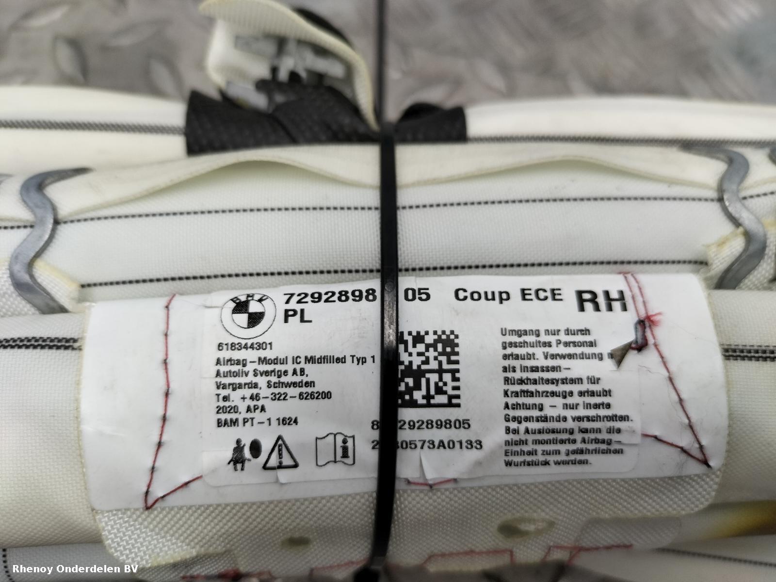 View Auto part AIRBAG RECHTS BMW 2 SERIES 2019