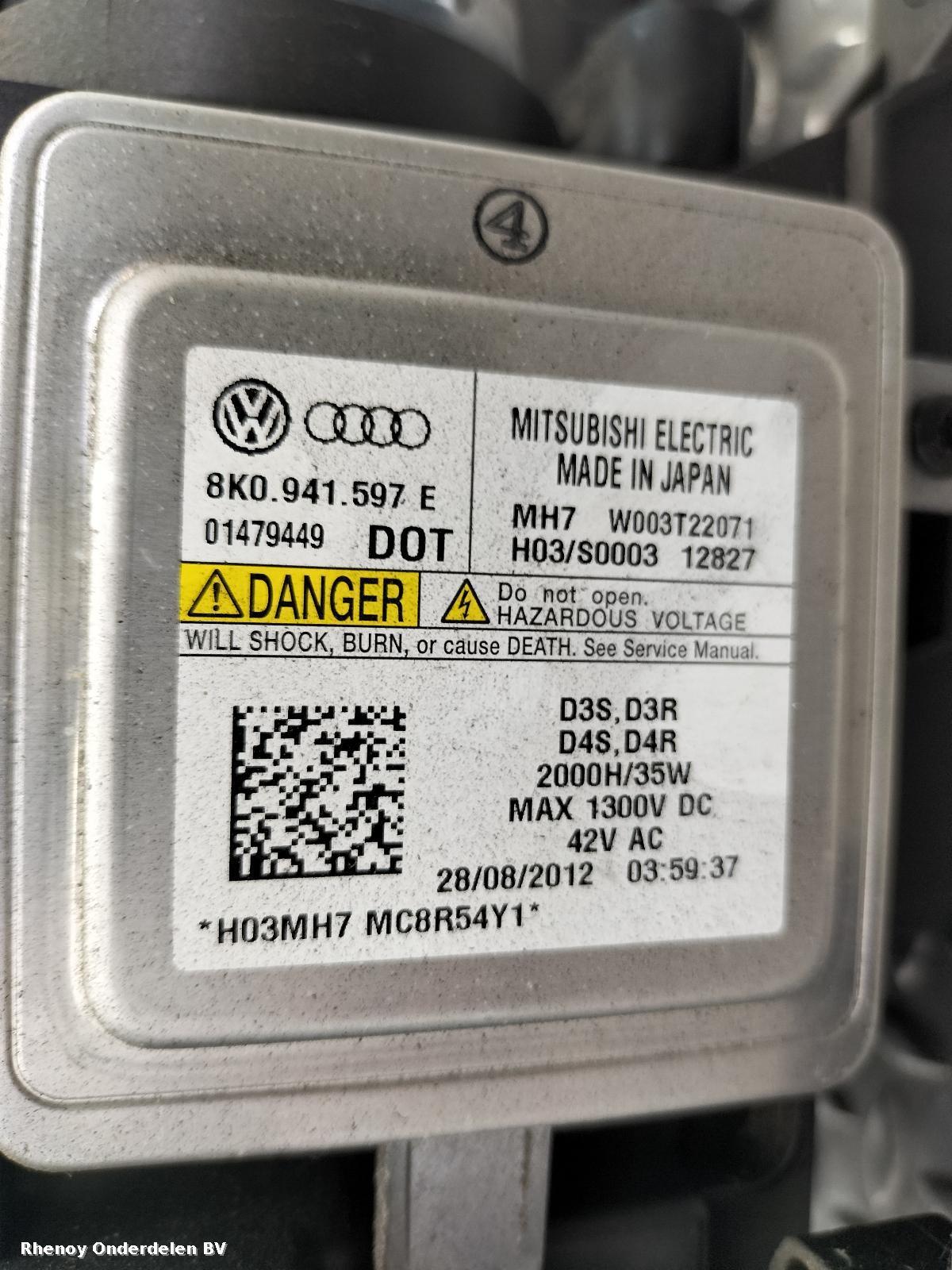 View Auto part KOPLAMP R AUDI A5 2013
