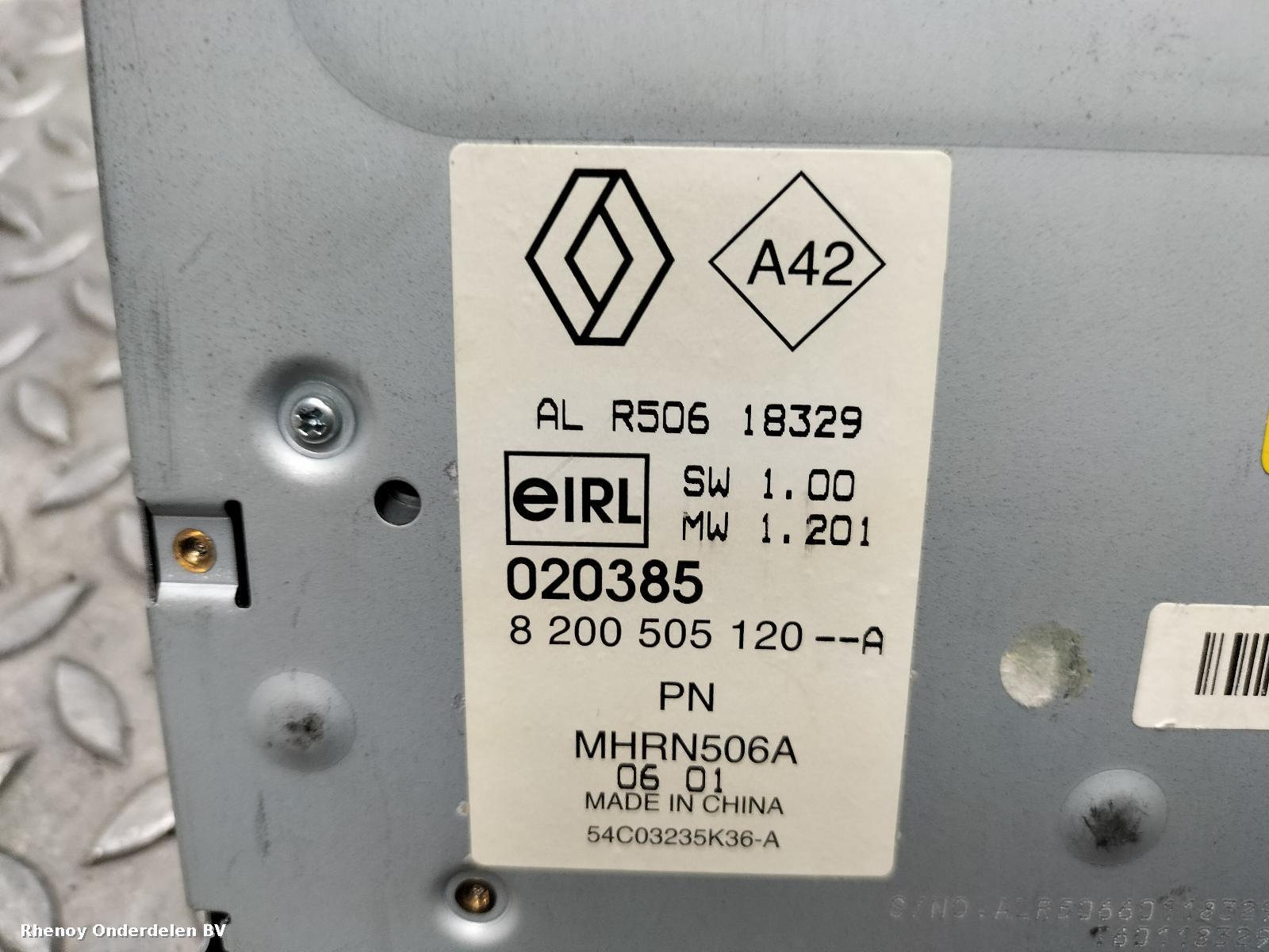 View Auto part CD / DVD / NAVIGATIE SPELER RENAULT MEGANE 2006