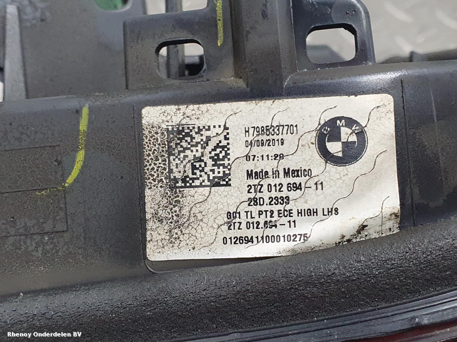 View Auto part ACHTERLICHT L BMW X3 2020