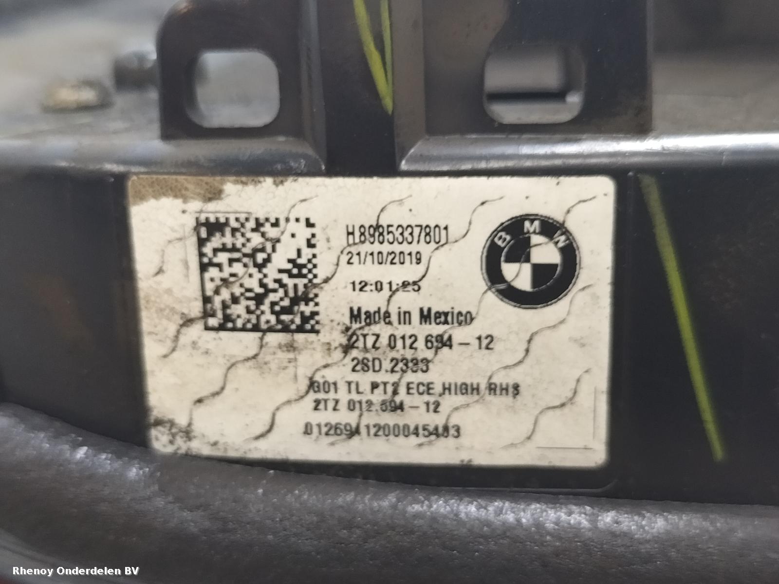 View Auto part ACHTERLICHT R BMW X3 2020