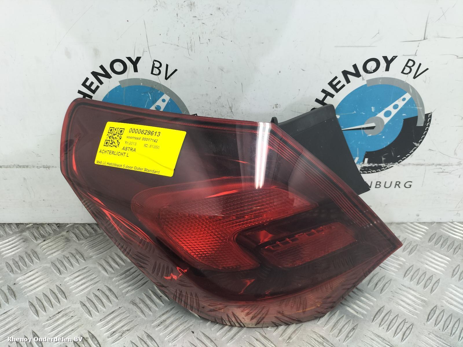 Bekijk Auto-onderdeel ACHTERLICHT L OPEL / VAUXHALL ASTRA 2013
