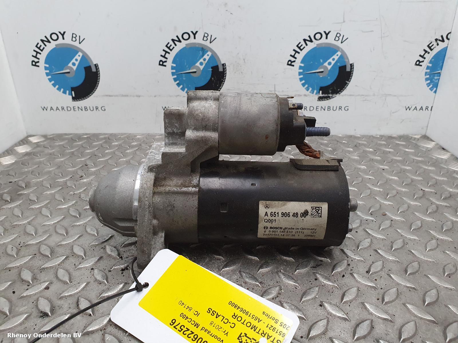 View Auto part Starter Motor MERCEDES C CLASS 2018