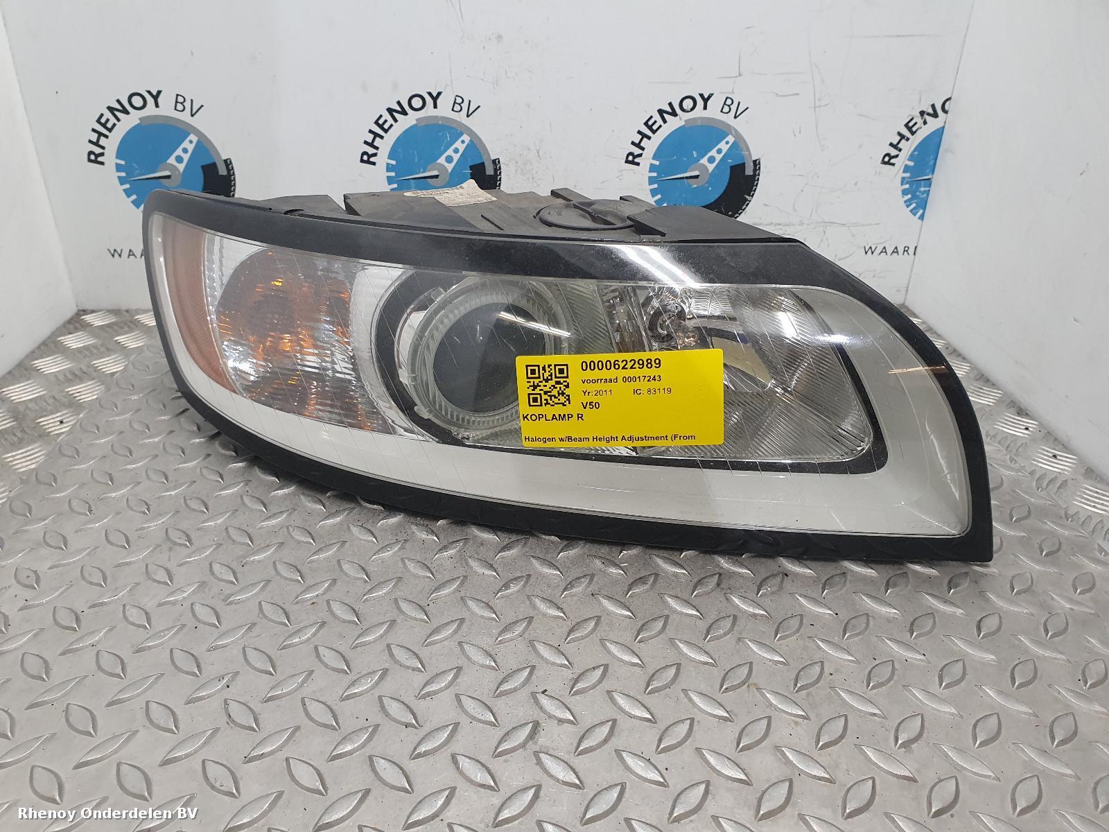 Bekijk Auto-onderdeel KOPLAMP R VOLVO V50 2011