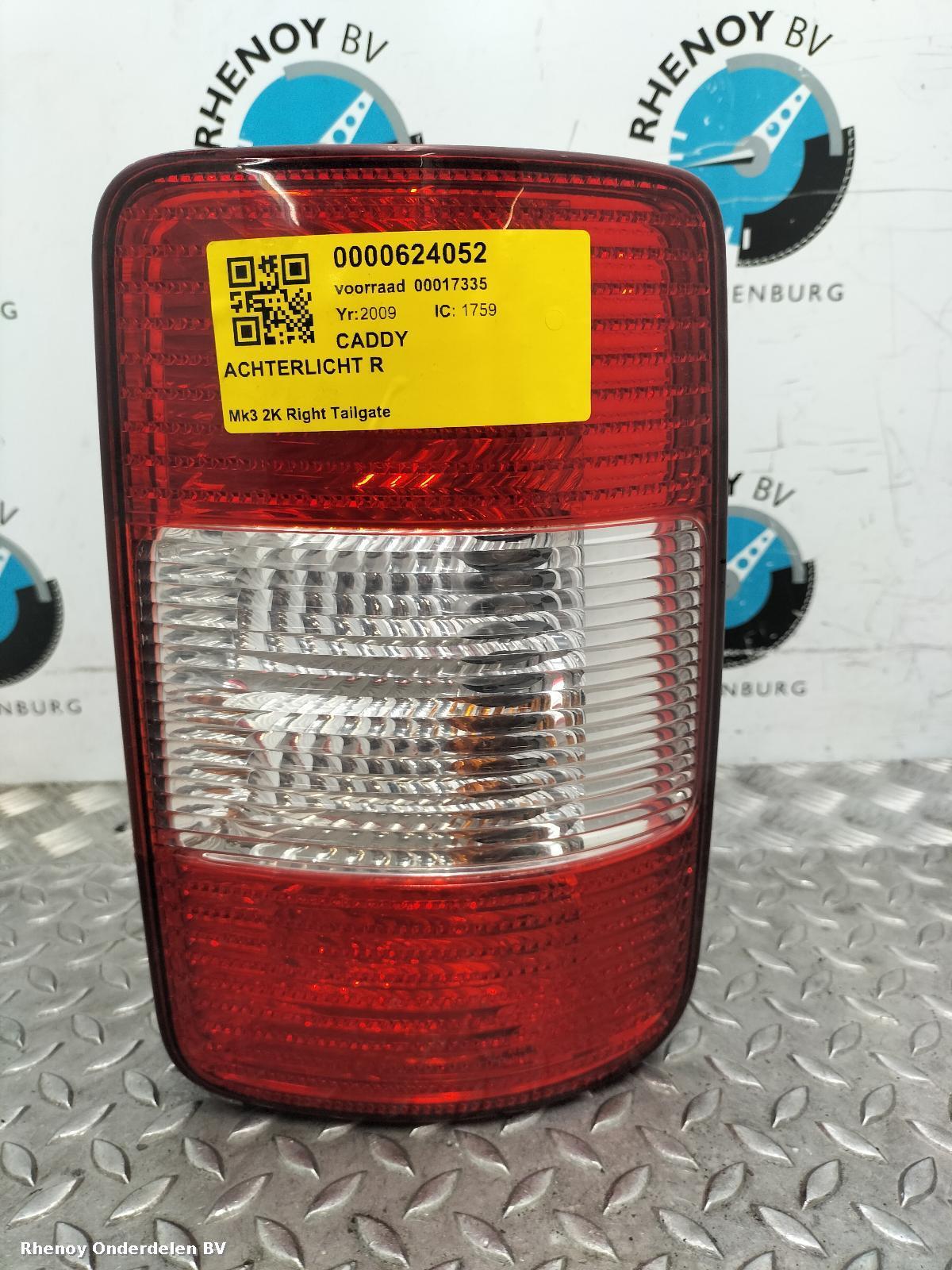 Bekijk Auto-onderdeel ACHTERLICHT R VOLKSWAGEN CADDY 2009