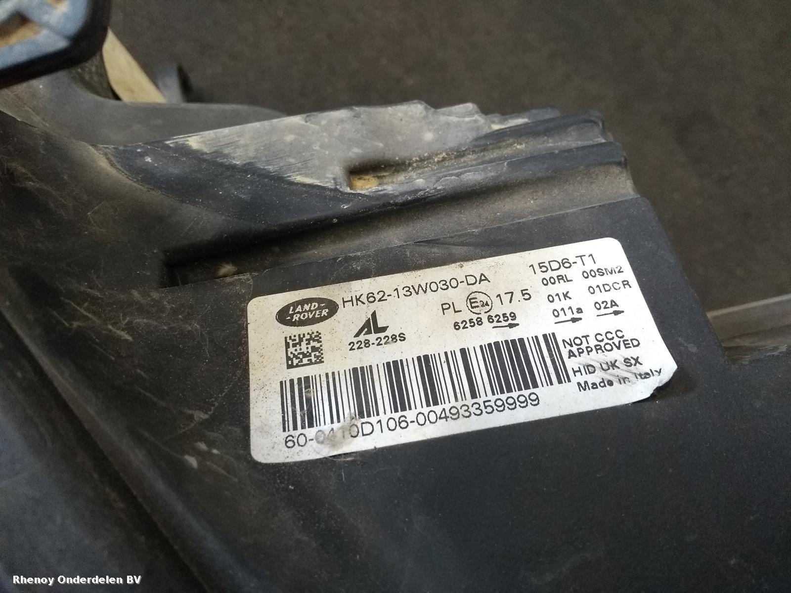 2016 LAND ROVER RANGE ROVER SPORT VOORKOP COMPLEET View Auto part VOORKOP COMPLEET LAND ROVER RANGE ROVER SPORT 2016