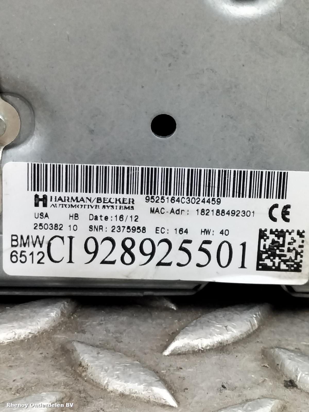 View Auto part NAVIGATIE BMW X3 2012