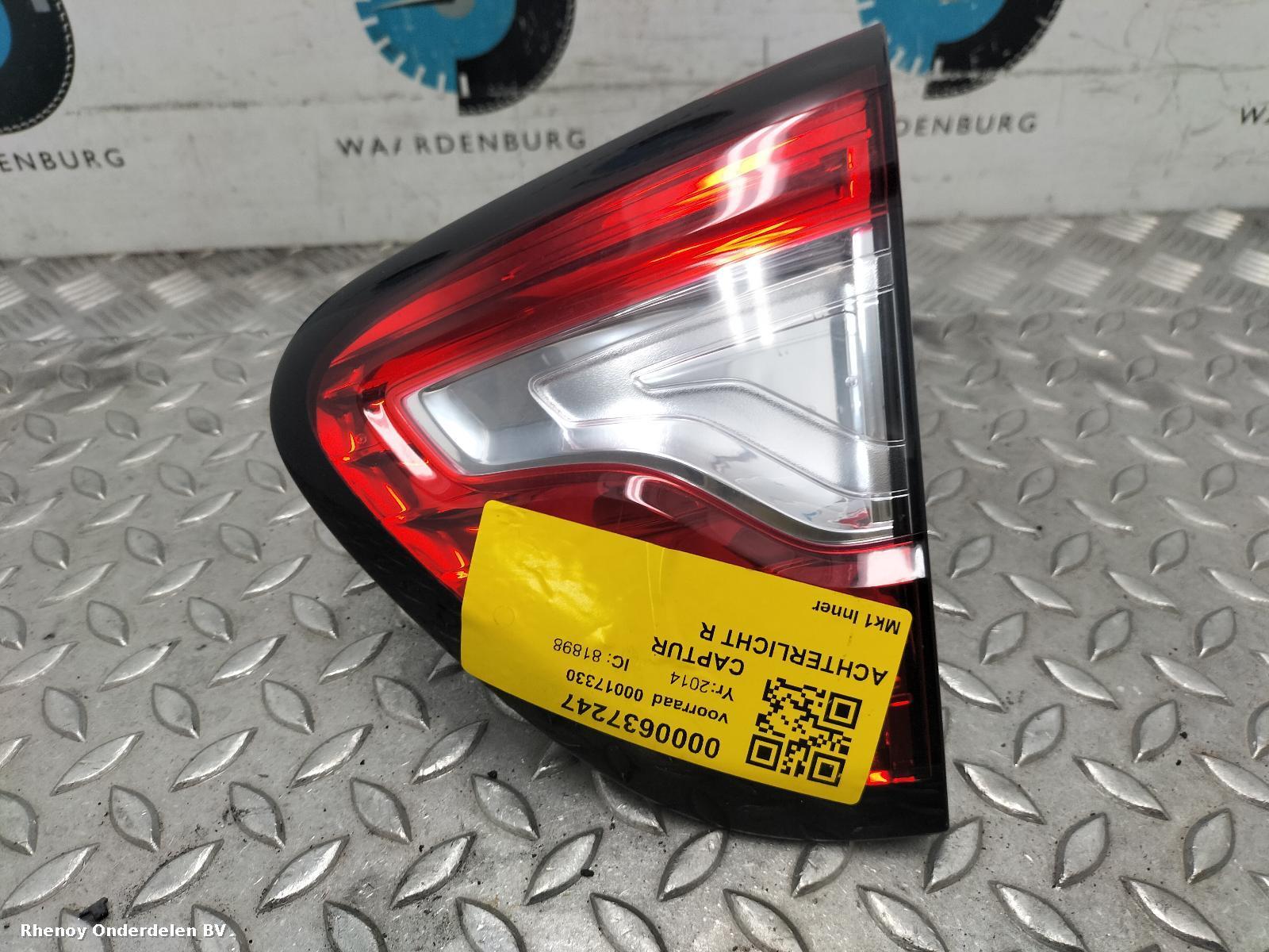 Bekijk Auto-onderdeel ACHTERLICHT R RENAULT CAPTUR 2014