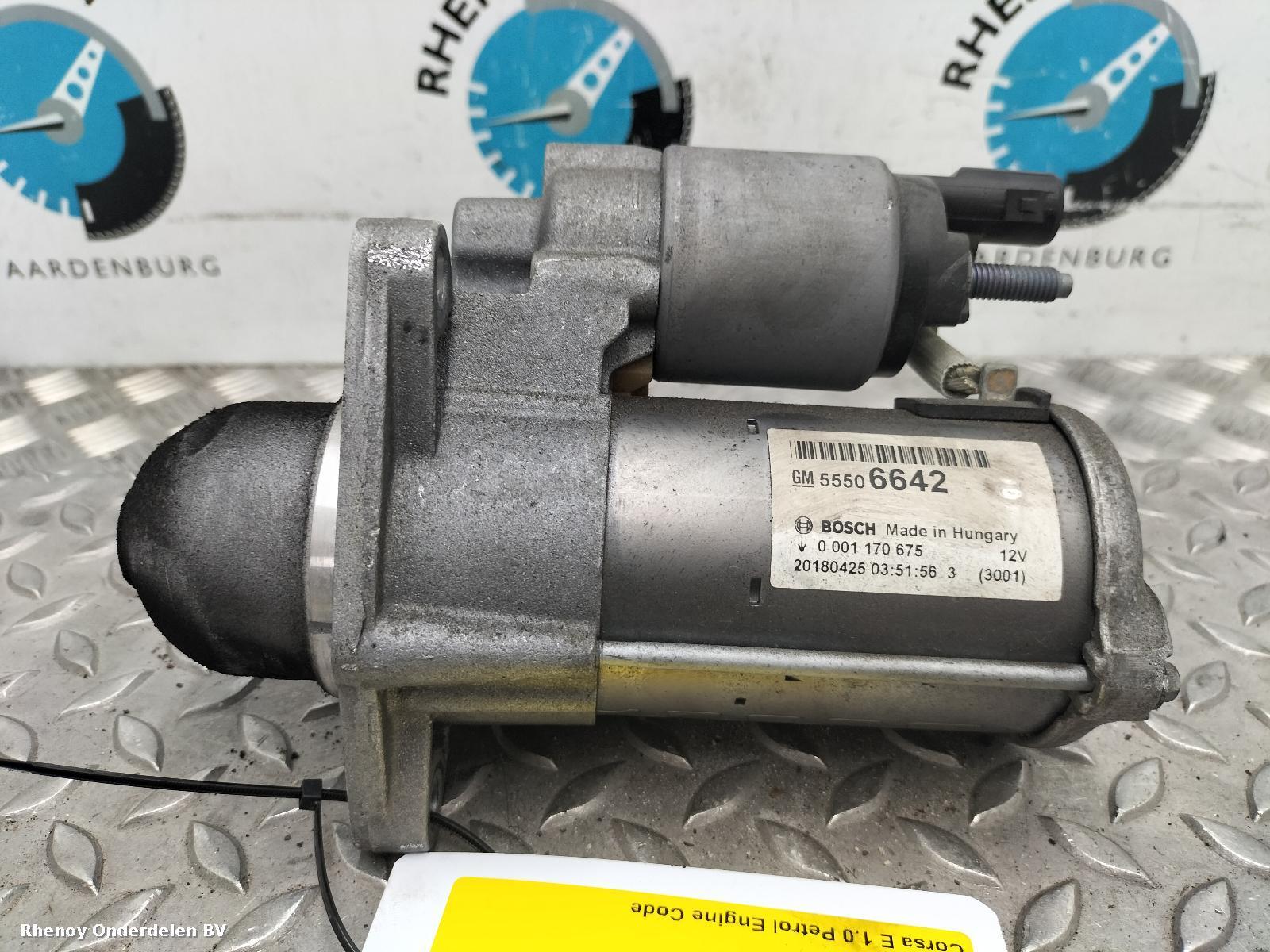 View Auto part Starter Motor VAUXHALL / OPEL CORSA 2018