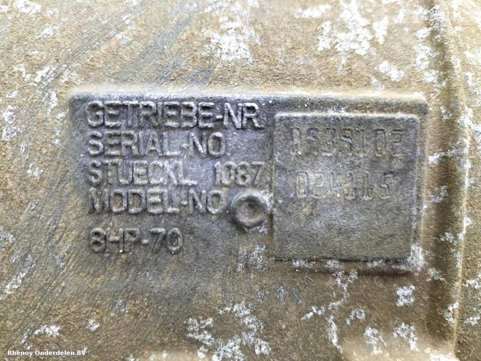 View Auto part TRANSMISSIE / VERSNELLINGSBAK LAND ROVER RANGE ROVER SPORT 2016