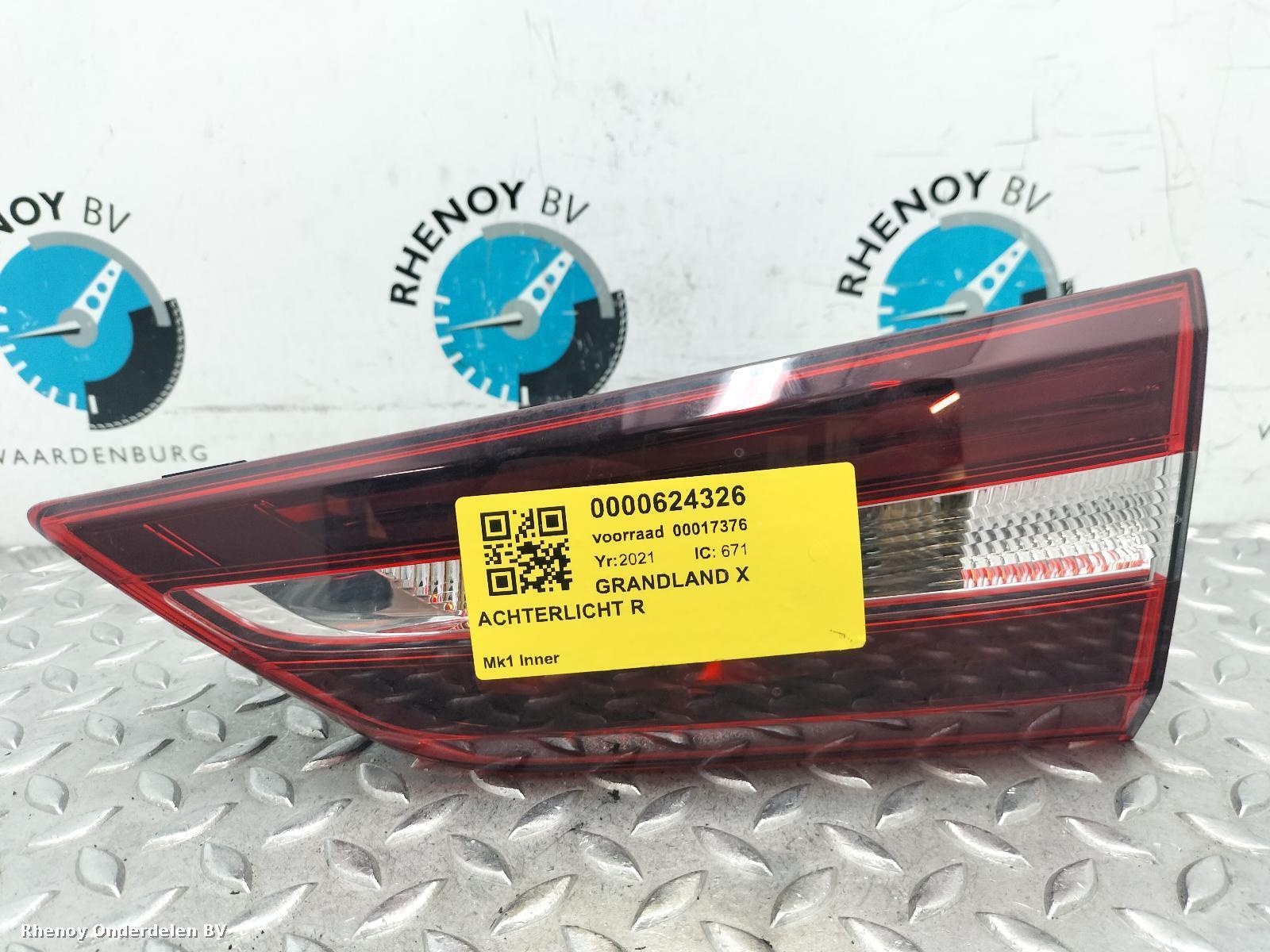 Bekijk Auto-onderdeel ACHTERLICHT R OPEL / VAUXHALL GRANDLAND X 2021