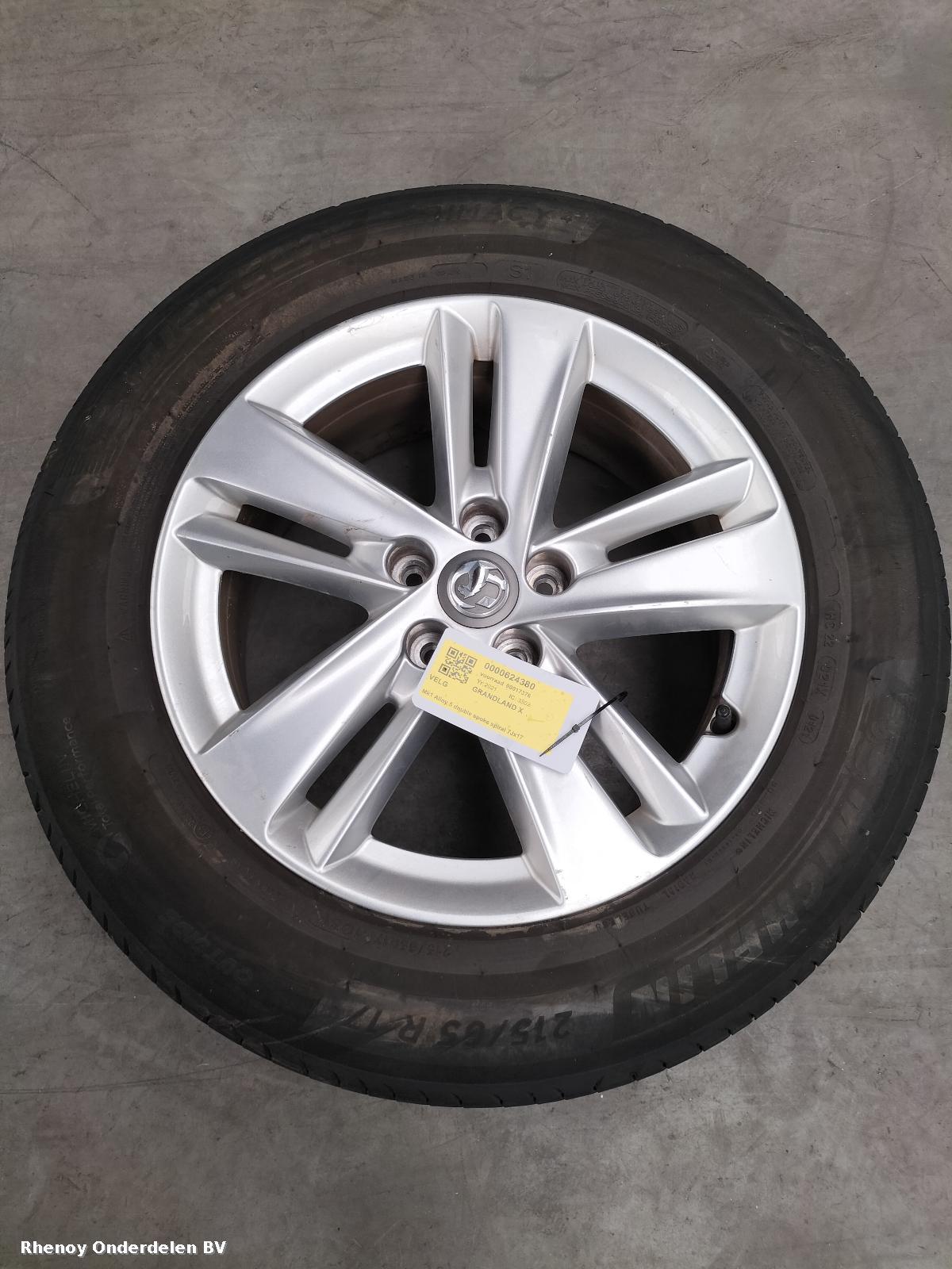 Bekijk Auto-onderdeel VELG OPEL / VAUXHALL GRANDLAND X 2021