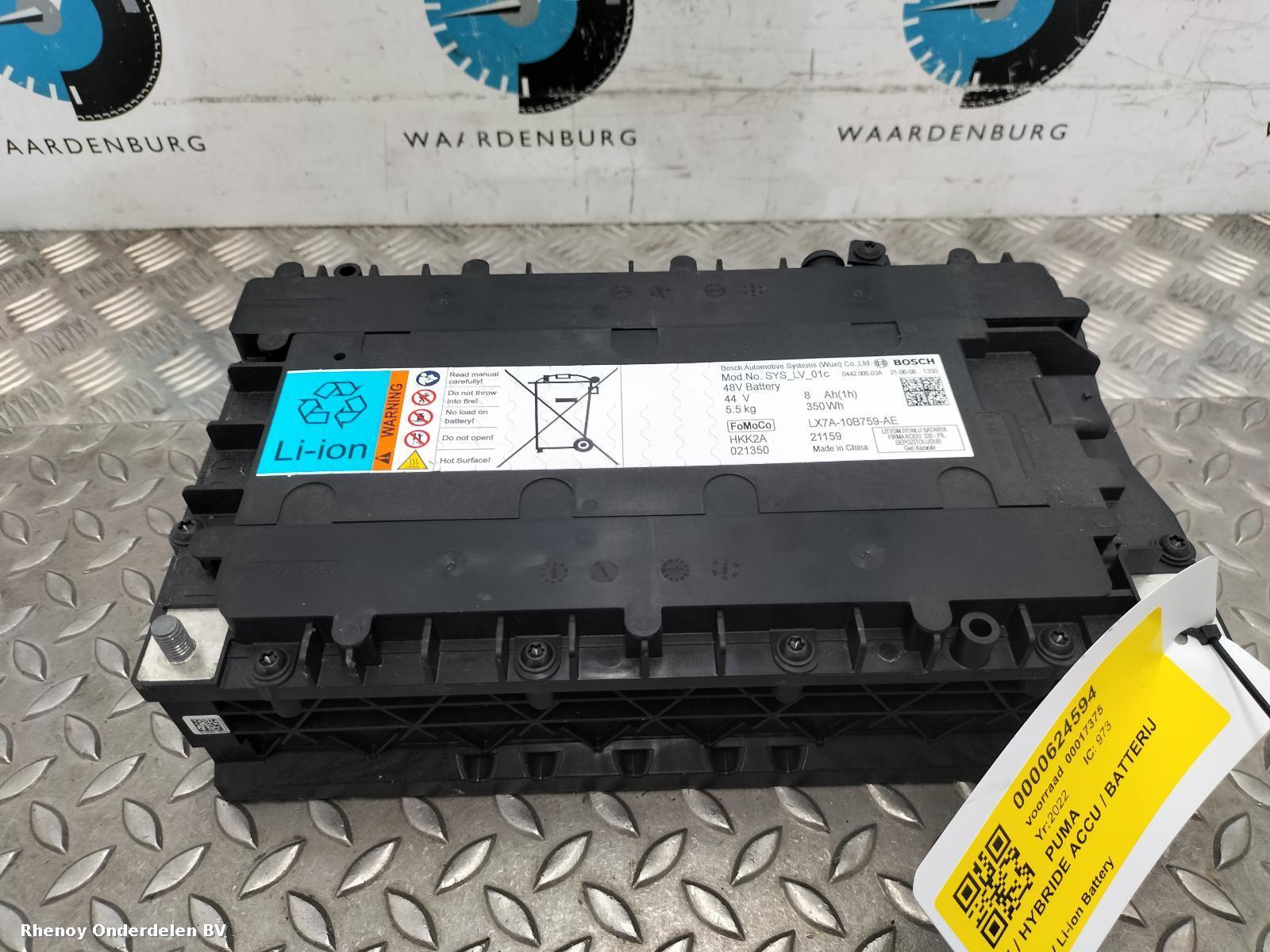 Bekijk Auto-onderdeel EV / HYBRIDE ACCU / BATTERIJ (HOOG VOLTAGE) FORD PUMA 2022