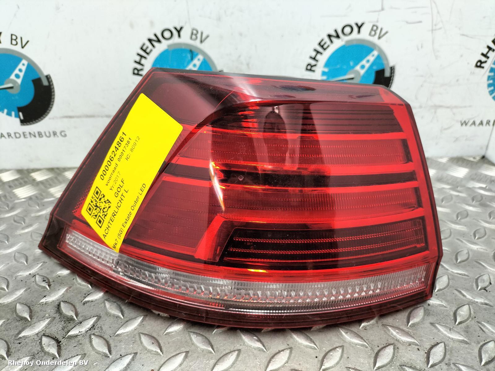 View Auto part L Taillight VOLKSWAGEN GOLF 2017