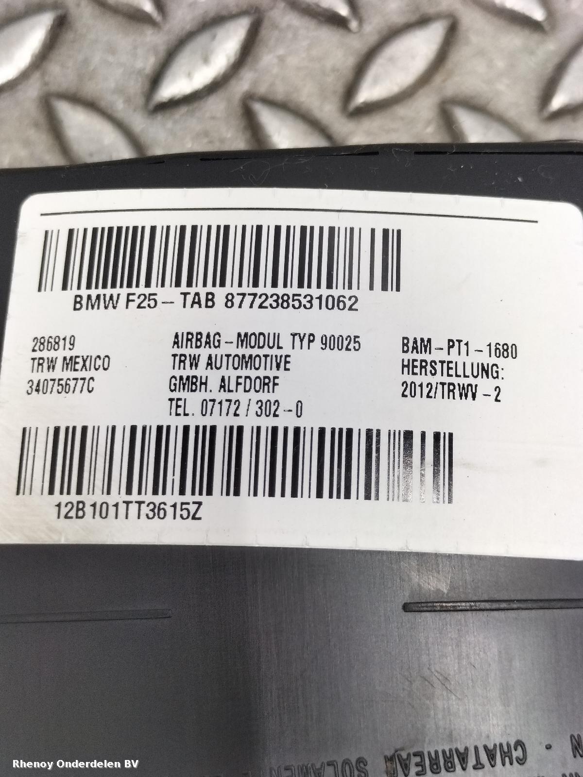 View Auto part AIRBAG LINKS BMW X3 2012