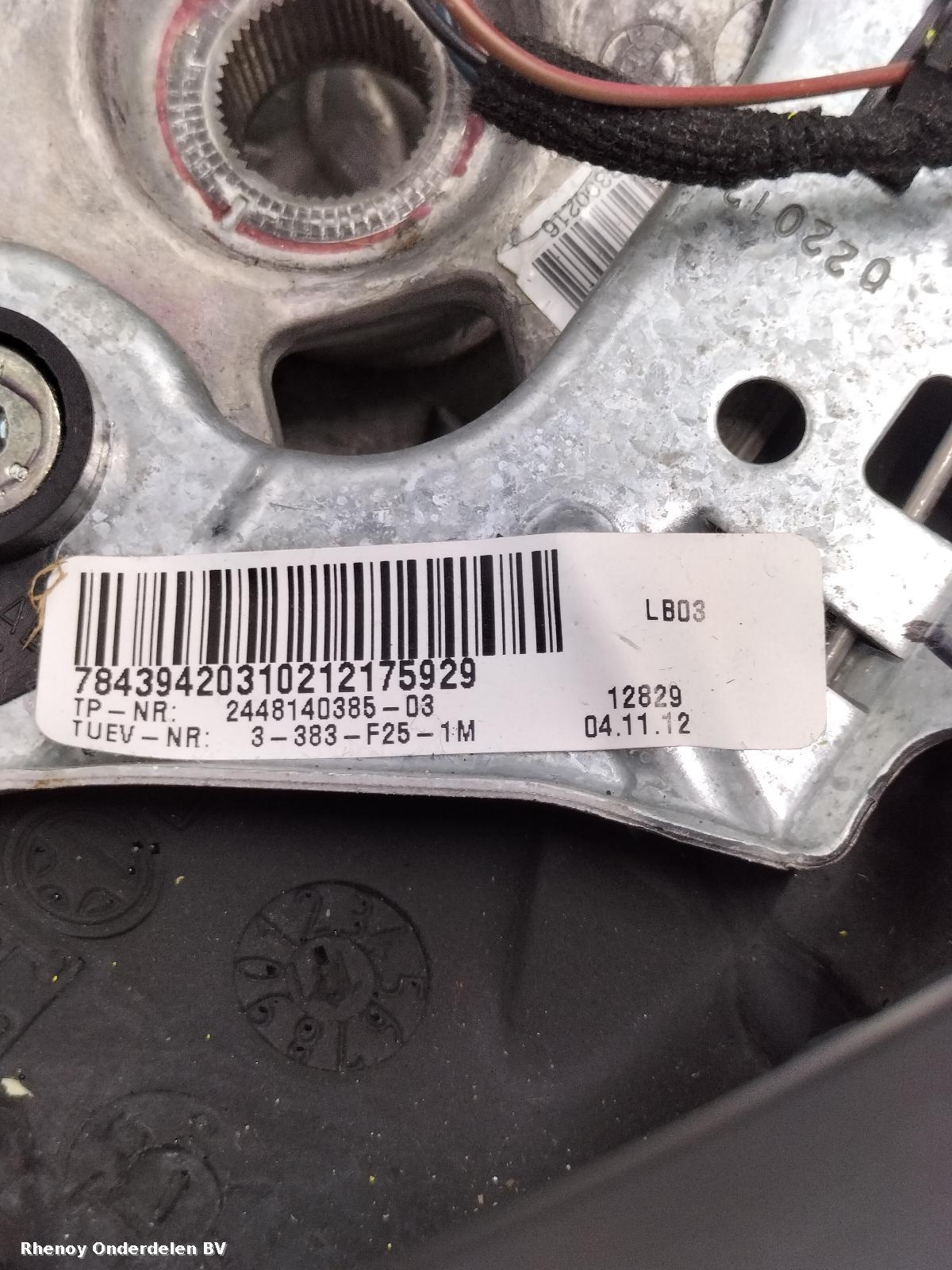 2012 BMW X3 STUURWIEL View Auto part STUURWIEL BMW X3 2012