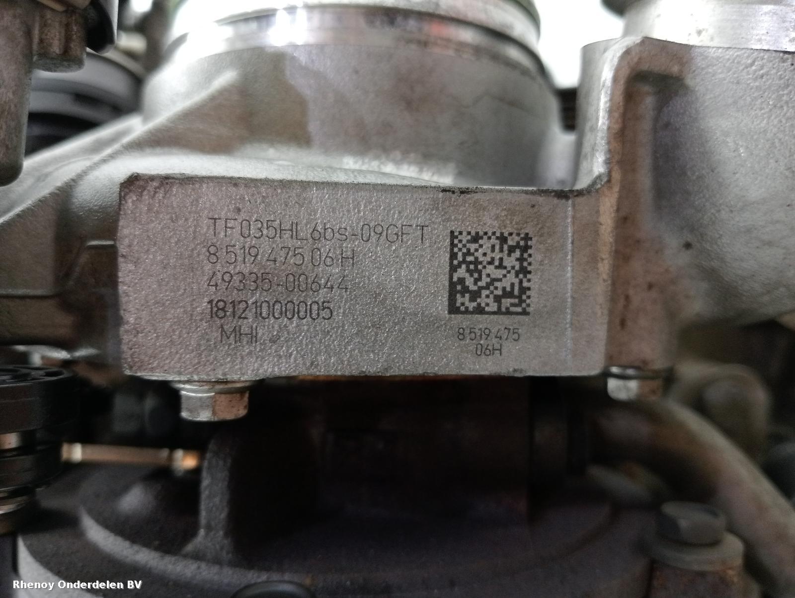 View Auto part TURBO BMW X3 2012