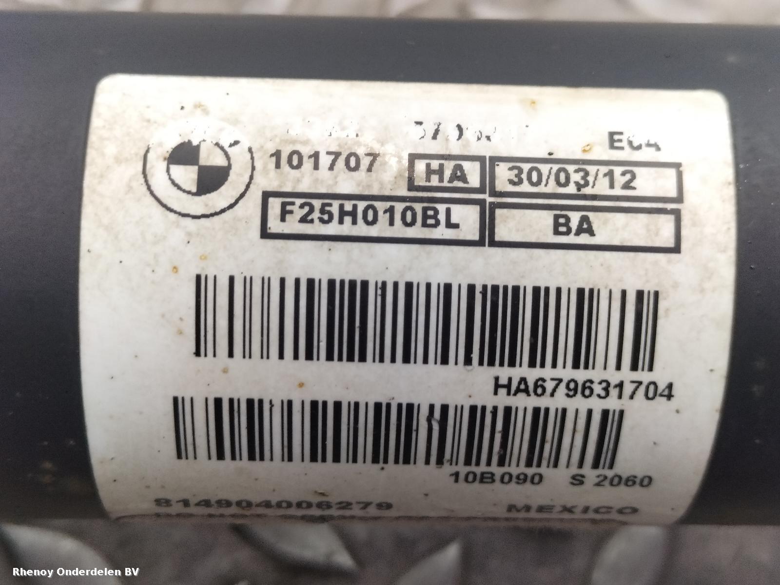 2012 BMW X3 VEERPOOT / SCHOKBREKER RA View Auto part VEERPOOT / SCHOKBREKER RA BMW X3 2012