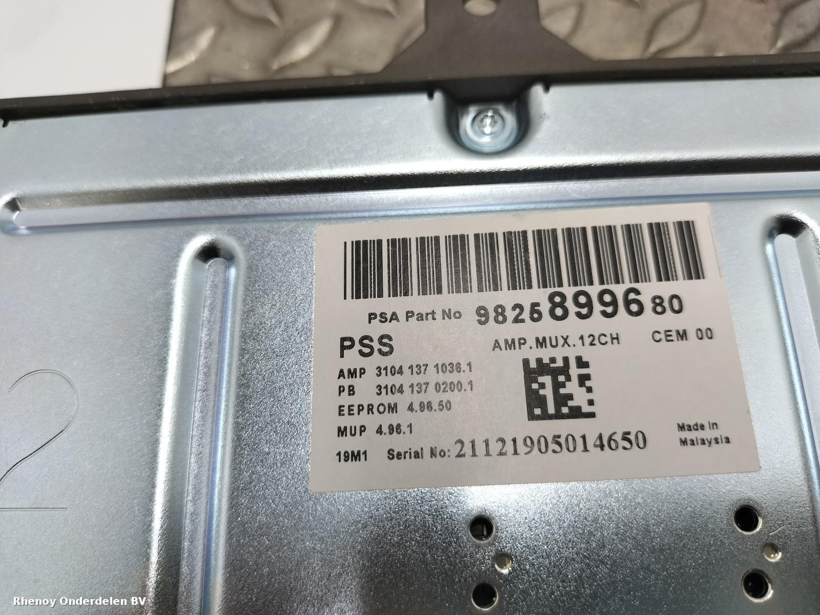 View Auto part VERSTERKER UNIT AUDIO PEUGEOT 3008 2022