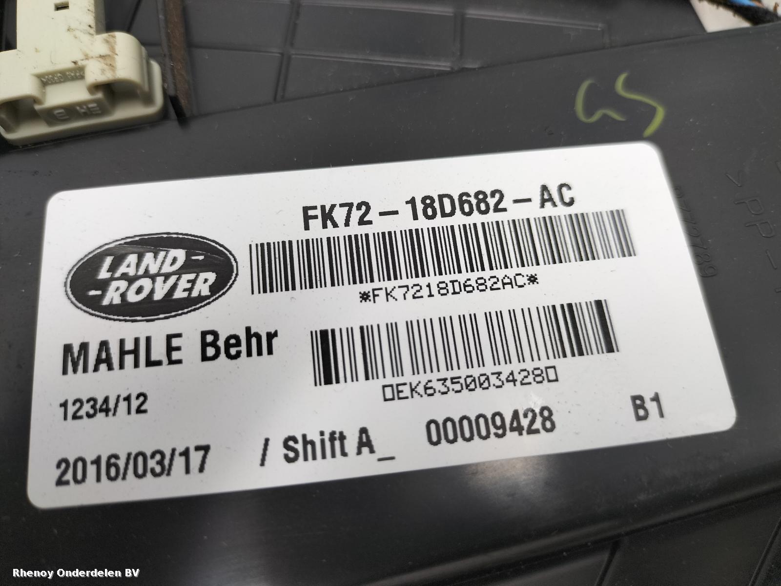 View Auto part KACHELMOTOR LAND ROVER DISCOVERY SPORT 2016