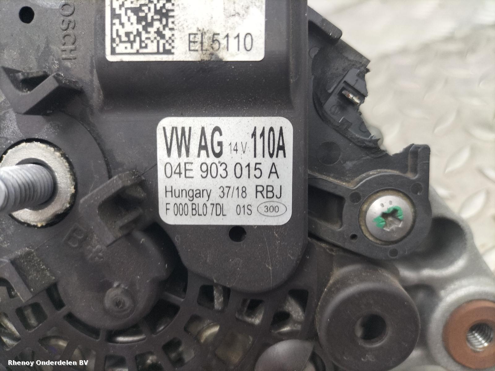 View Auto part DYNAMO VOLKSWAGEN T-ROC 2019
