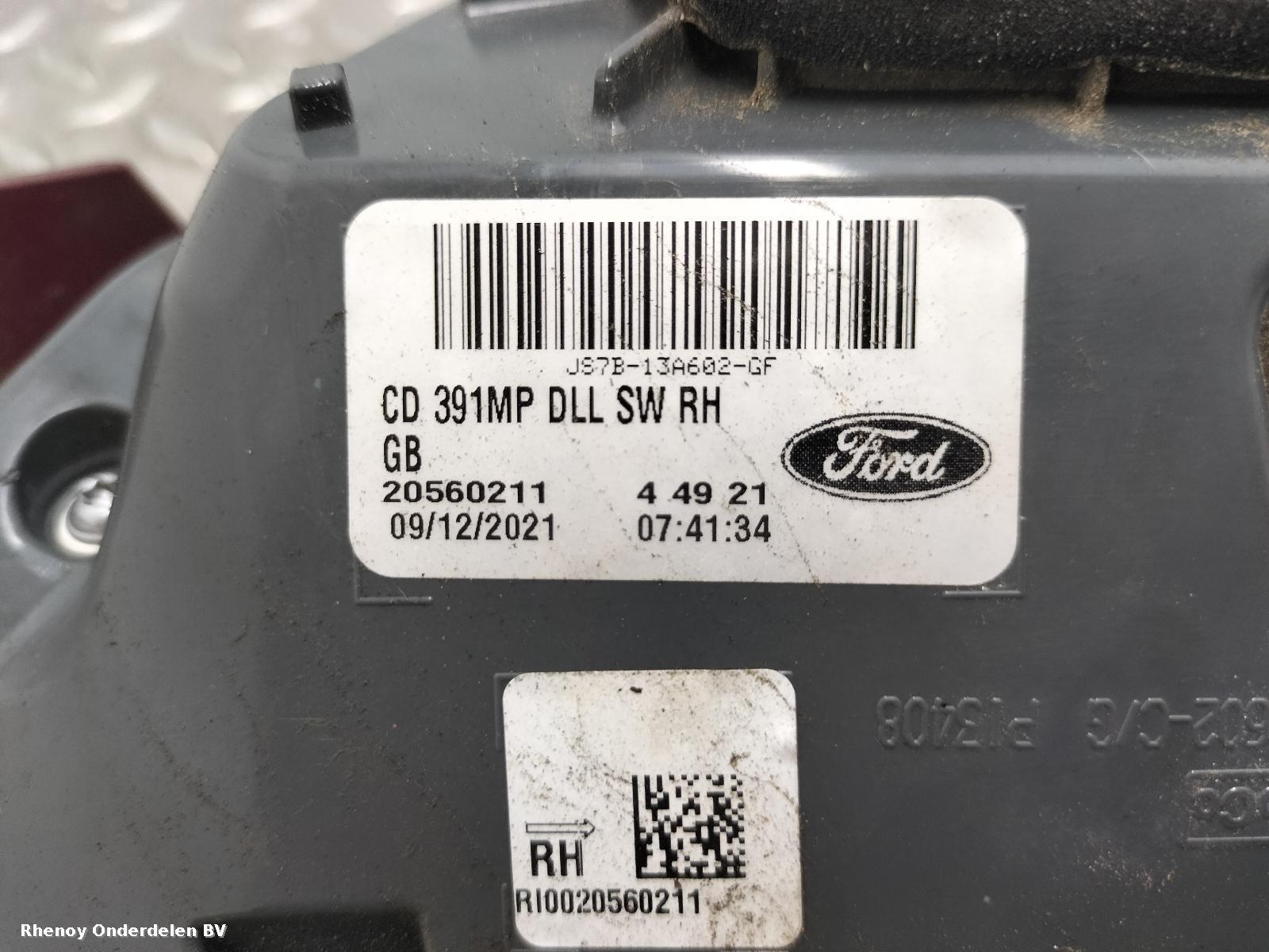 View Auto part ACHTERLICHT R FORD MONDEO 2022
