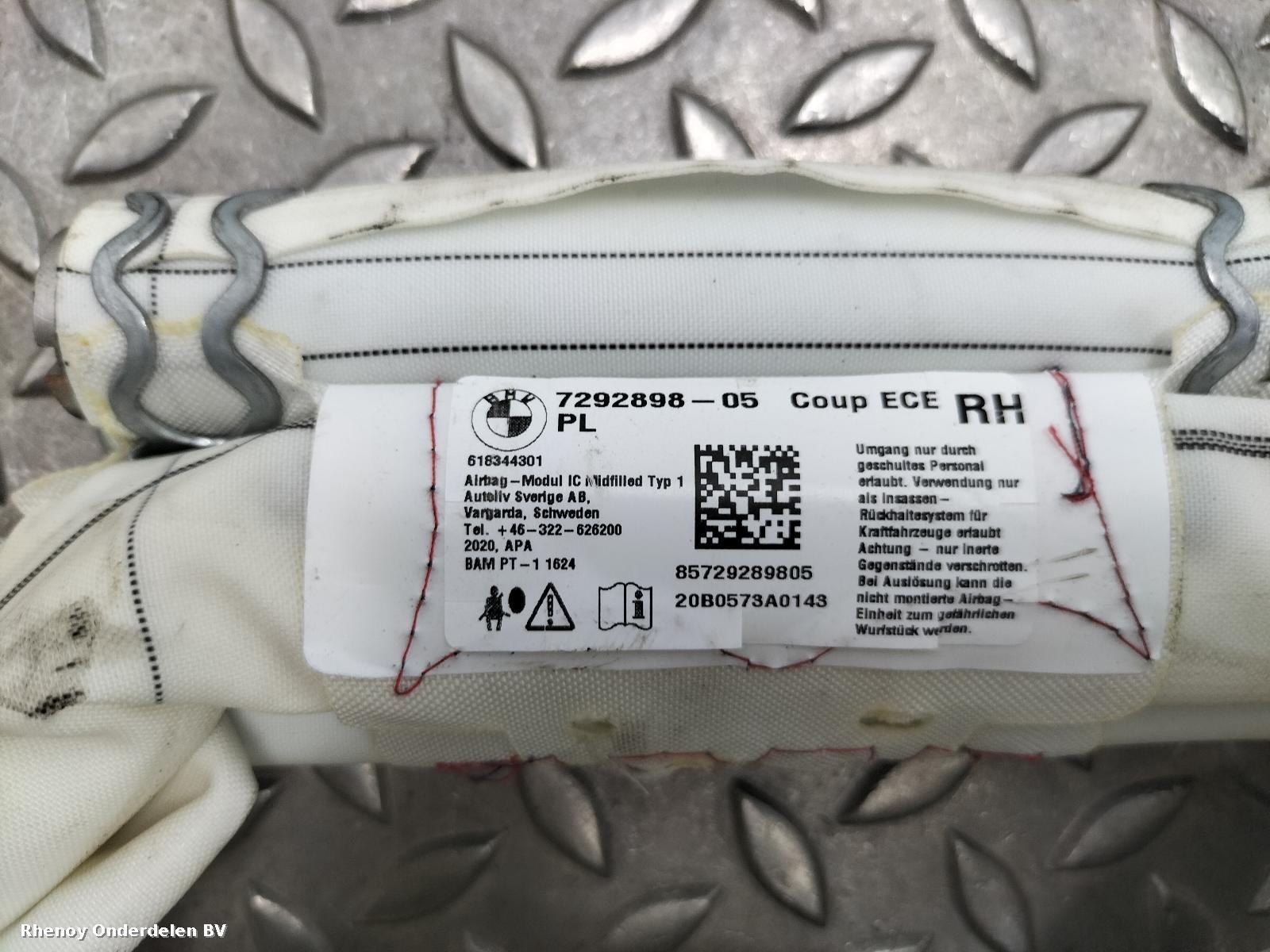 View Auto part AIRBAG RECHTS BMW 2 SERIES 2020
