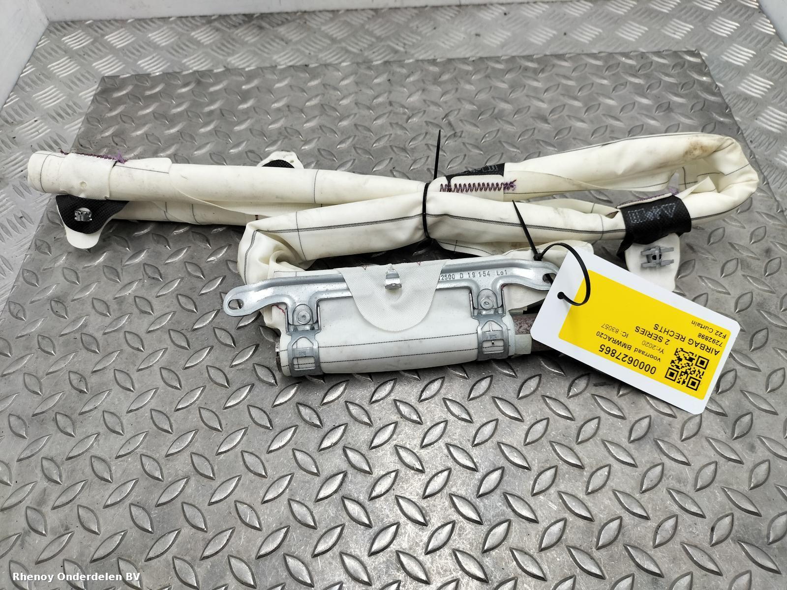 View Auto part AIRBAG RECHTS BMW 2 SERIES 2020
