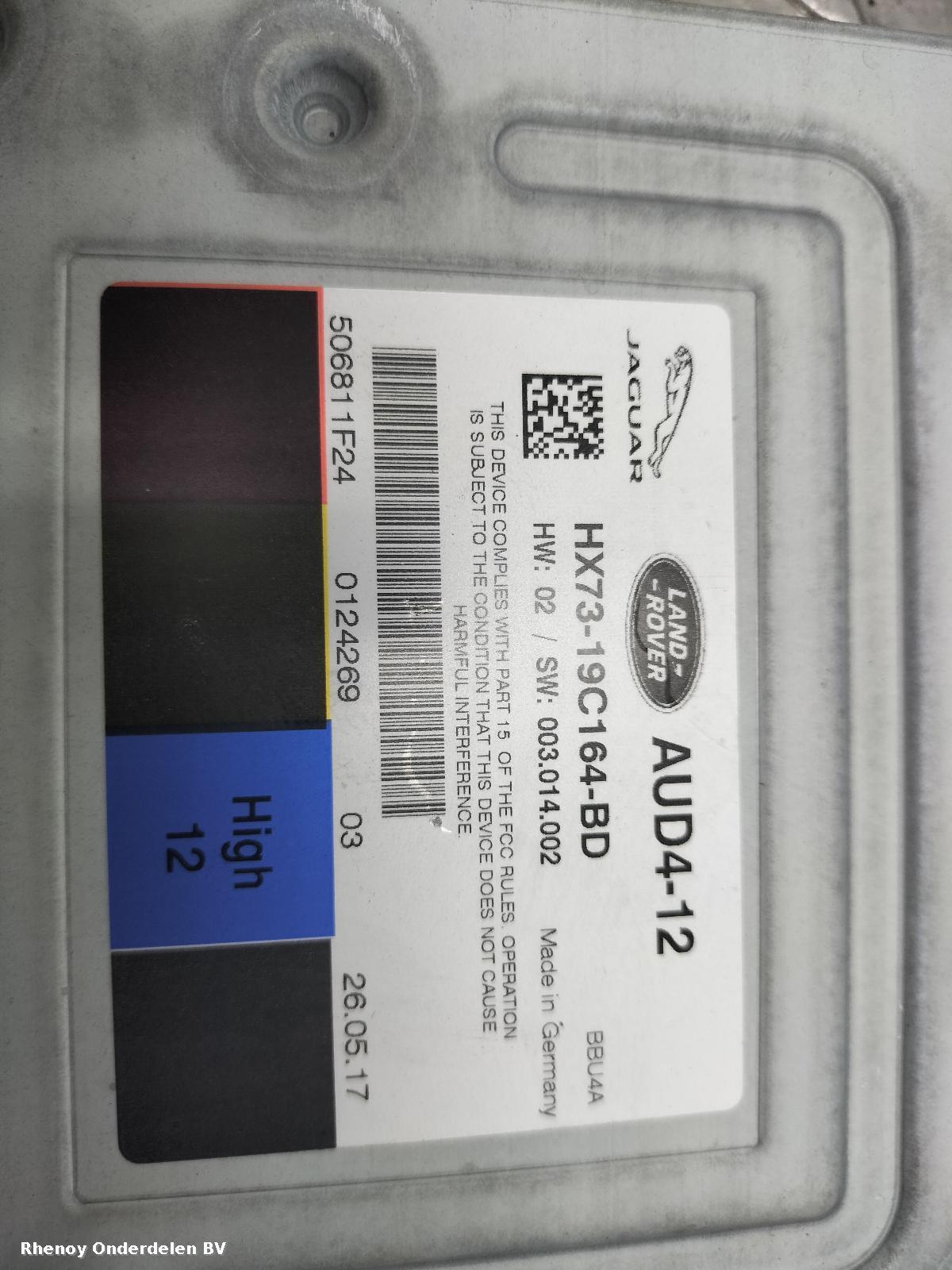 View Auto part VERSTERKER UNIT AUDIO JAGUAR E PACE 2017