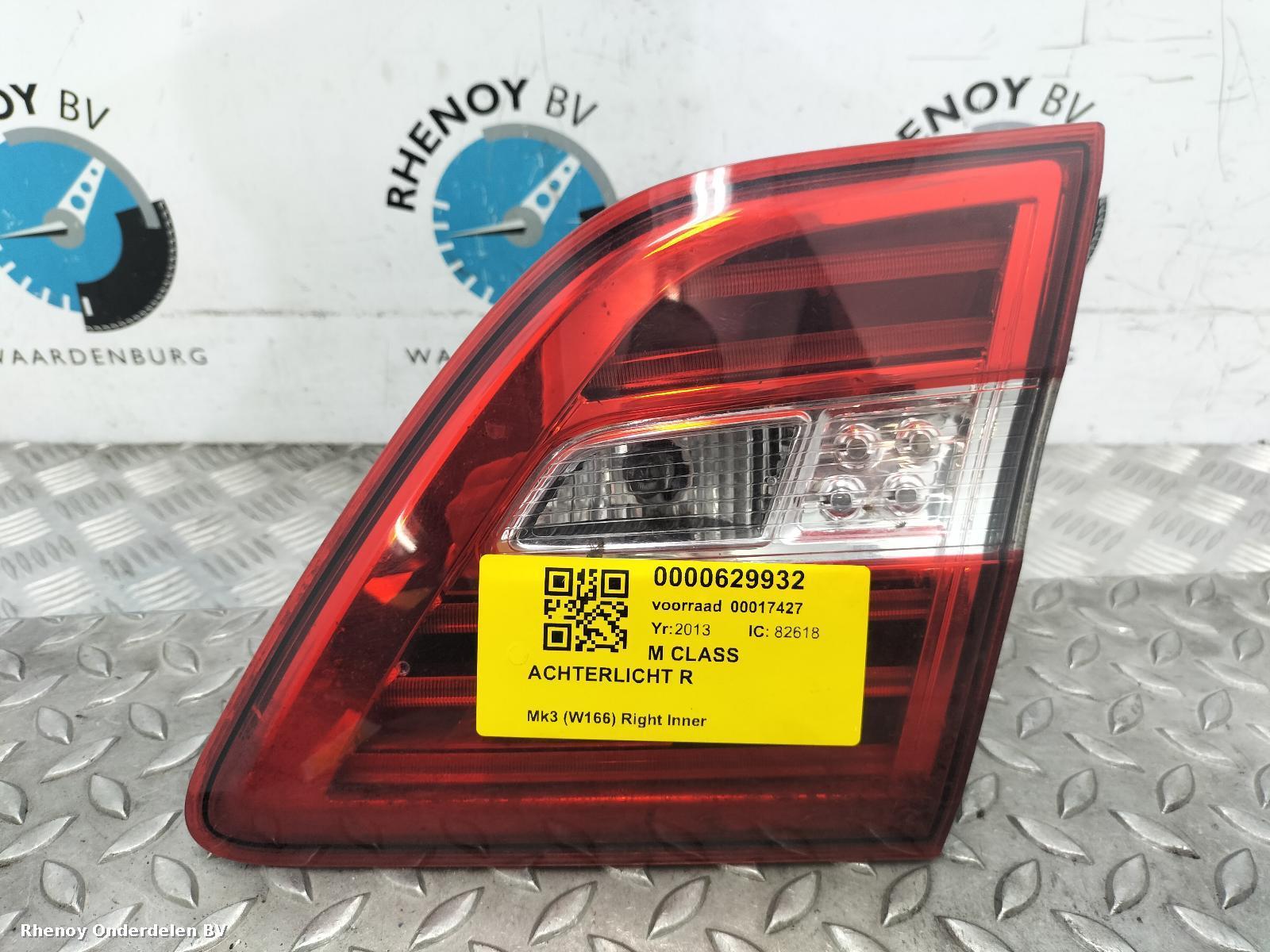 View Auto part ACHTERLICHT R MERCEDES M CLASS 2013