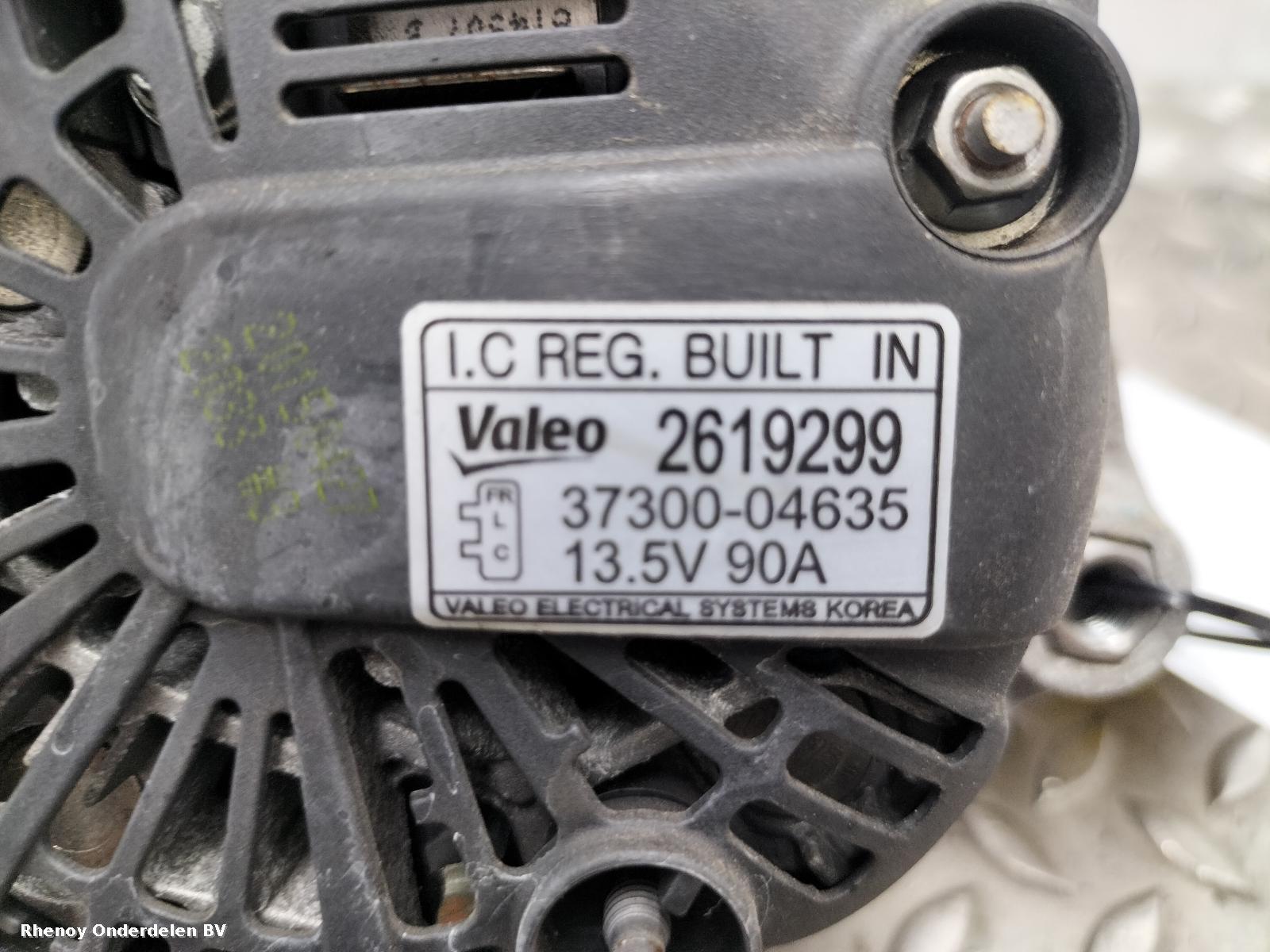 2015 KIA PICANTO DYNAMO View Auto part DYNAMO KIA PICANTO 2015