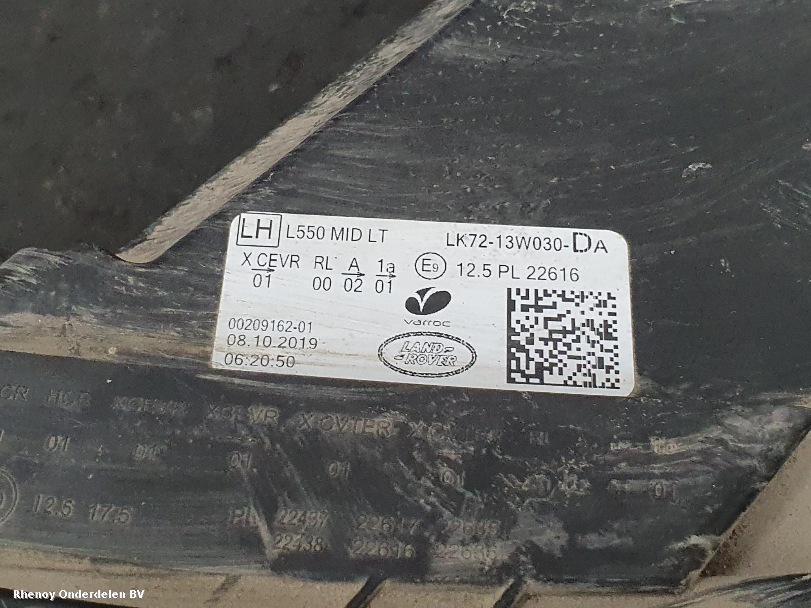 View Auto part VOORKOP COMPLEET LAND ROVER DISCOVERY SPORT 2019
