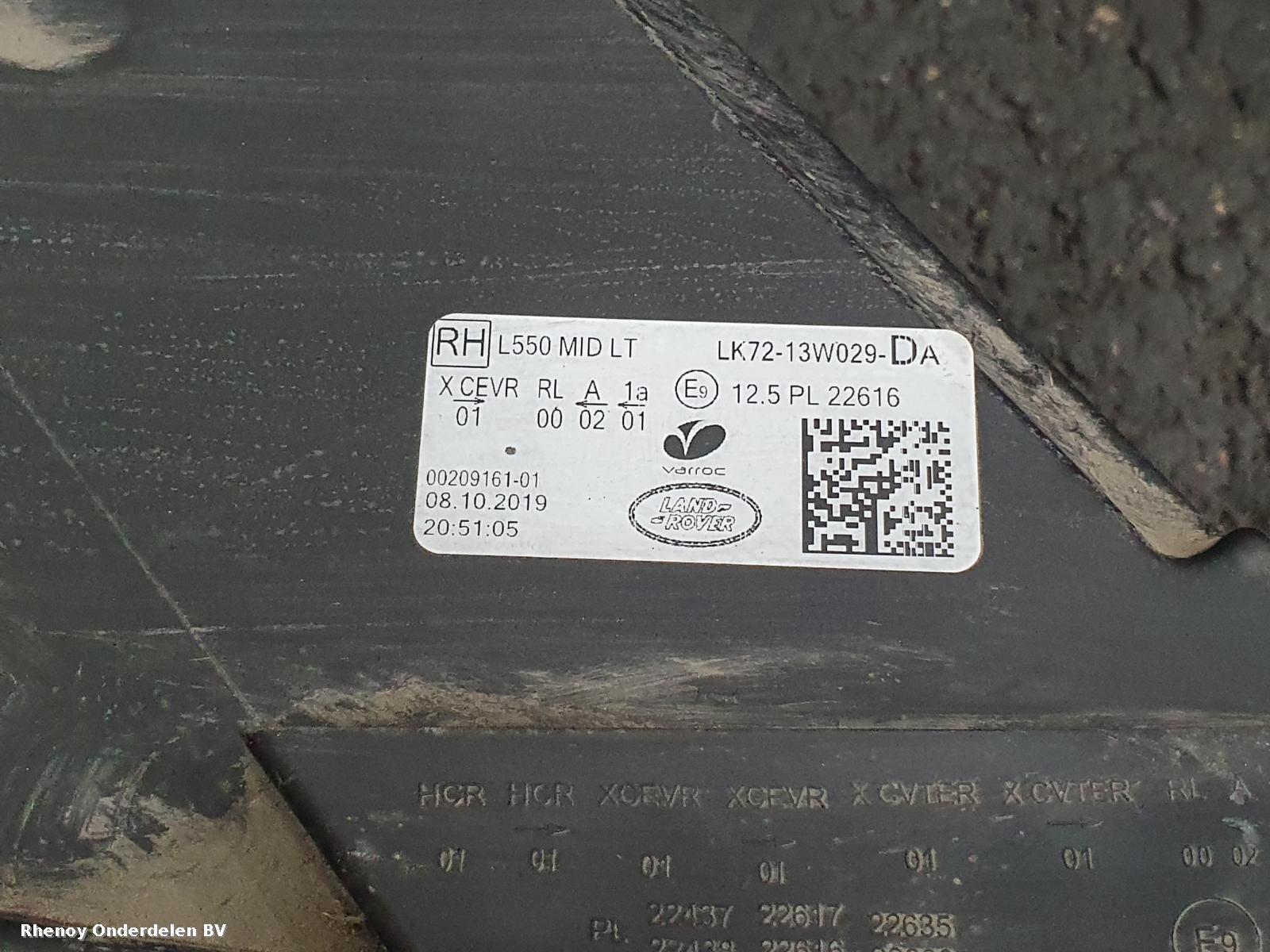 View Auto part VOORKOP COMPLEET LAND ROVER DISCOVERY SPORT 2019