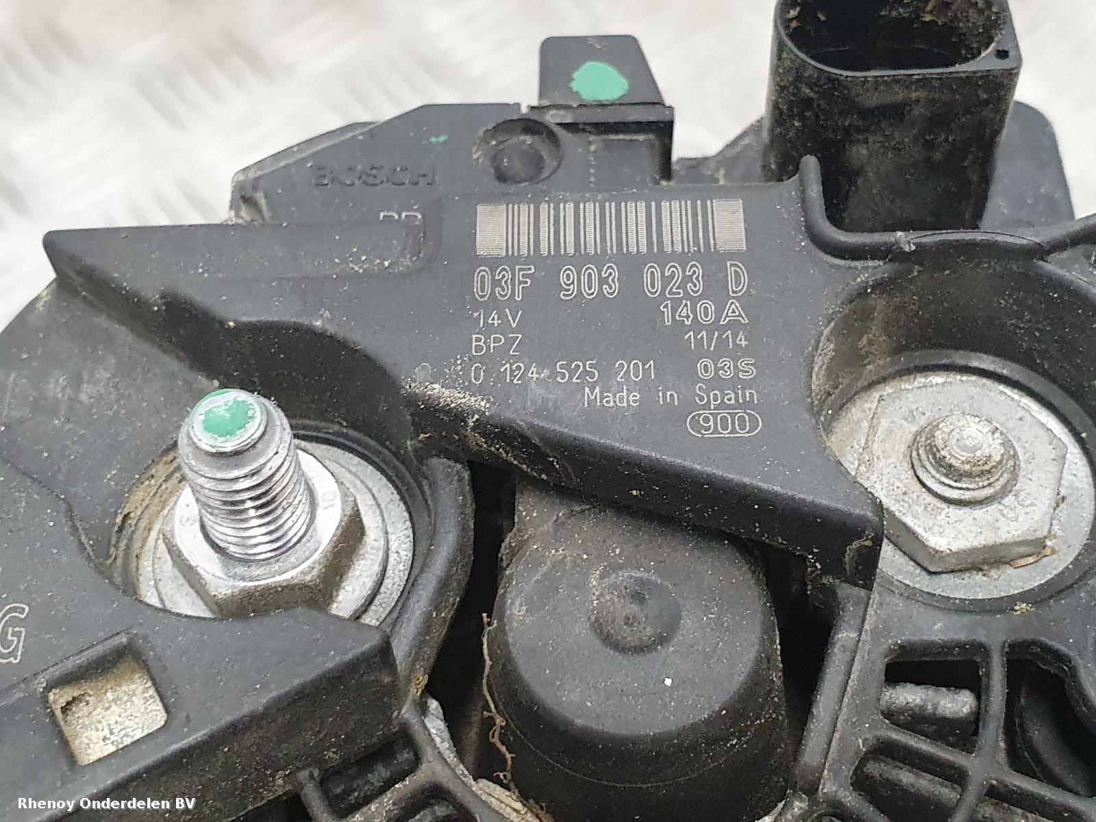 View Auto part Alternator VOLKSWAGEN CADDY 2014