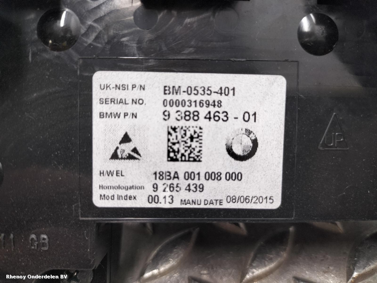 View Auto part Speedometer MINI (BMW) MINI 2015