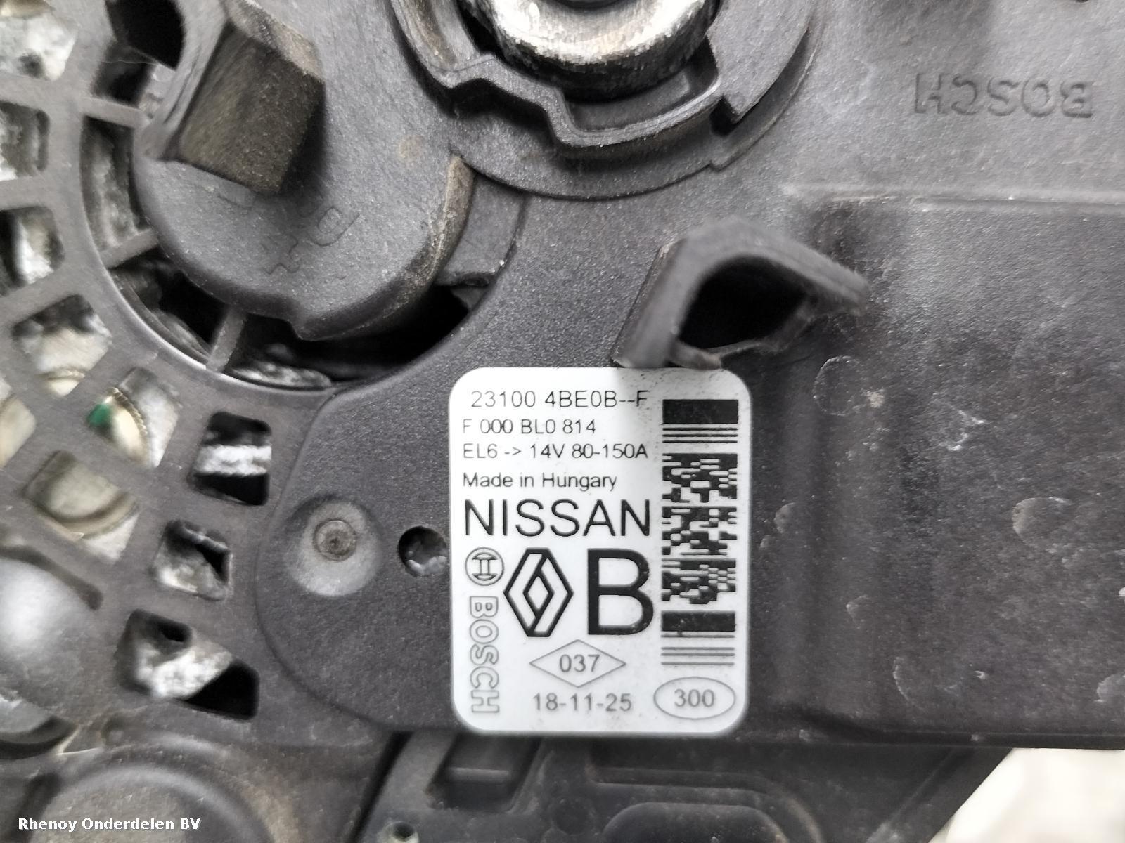 View Auto part DYNAMO NISSAN QASHQAI 2018