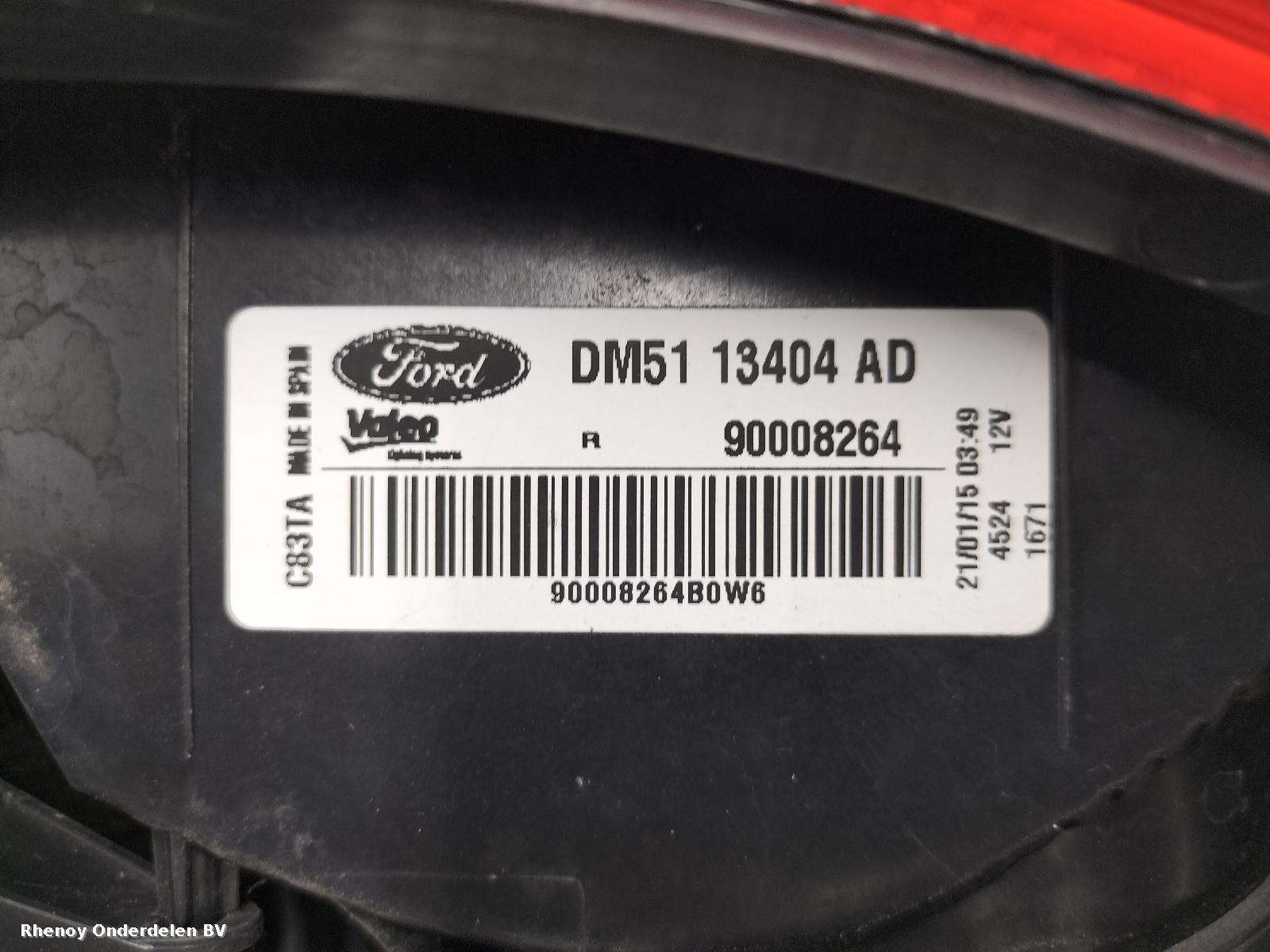 View Auto part ACHTERLICHT R FORD FOCUS C MAX 2015