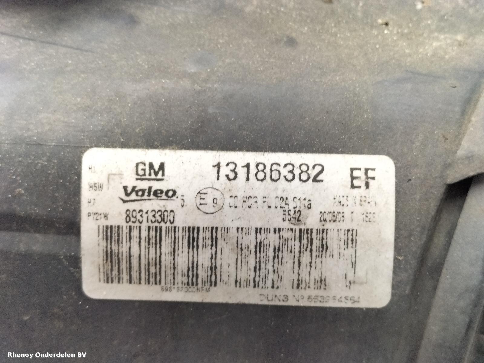 View Auto part KOPLAMP R OPEL / VAUXHALL CORSA 2008